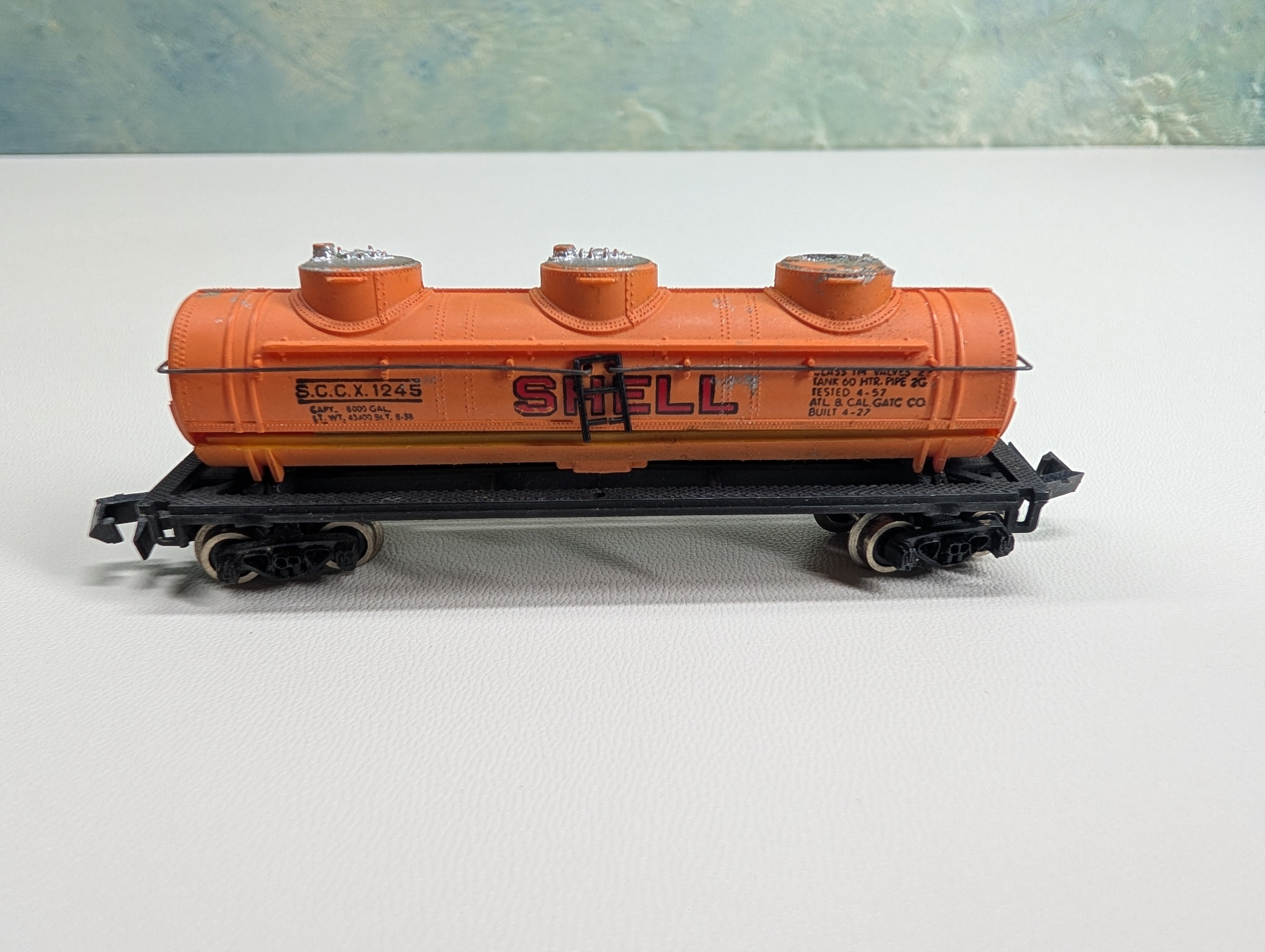 USED Bachmann N Scale Triple Dome Tank Car Shell SCCX #1245