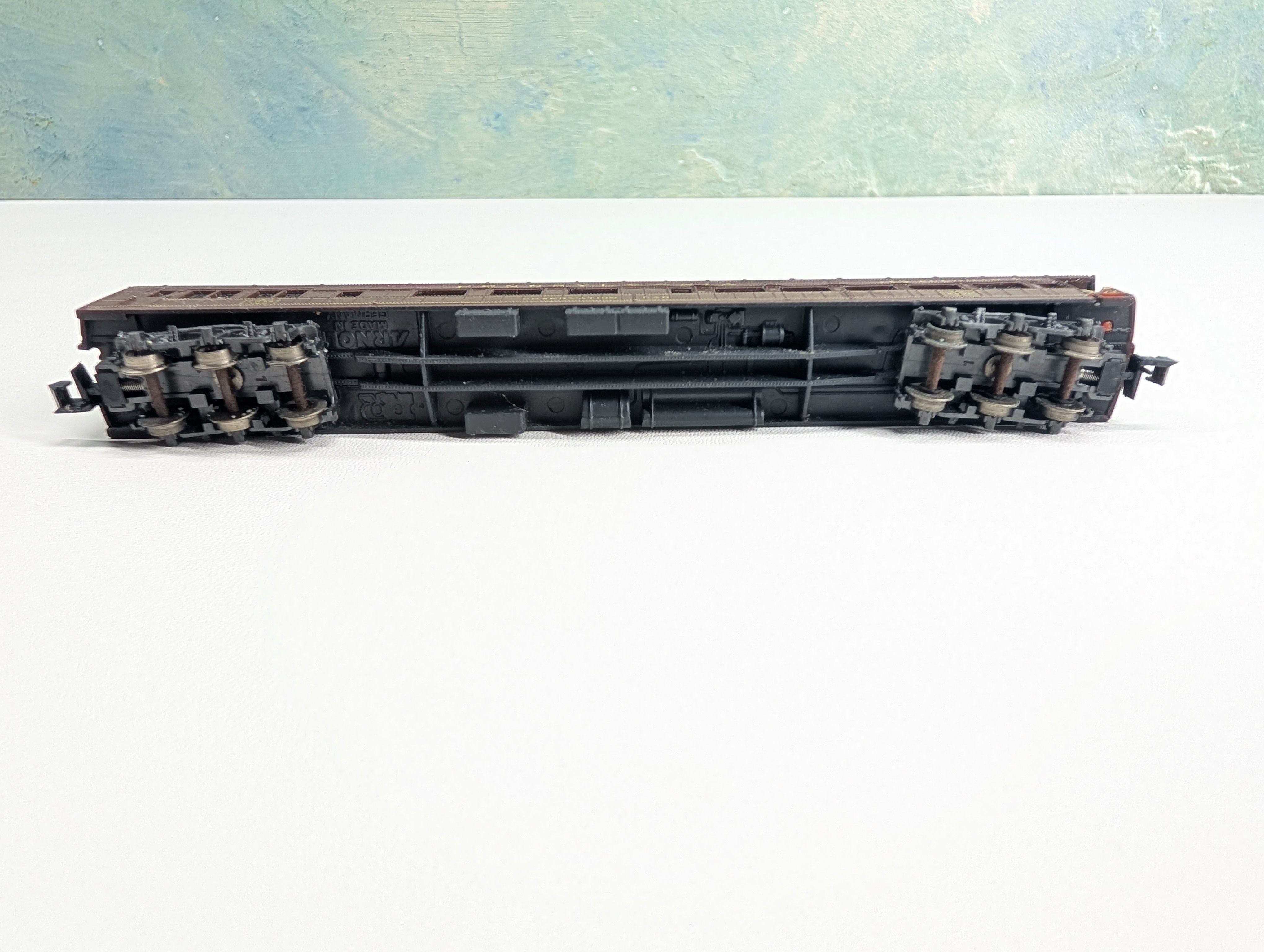 USED Rivarossi N Scale Arnold OBS Passenger Car Pennsylvania #4496 Pullman