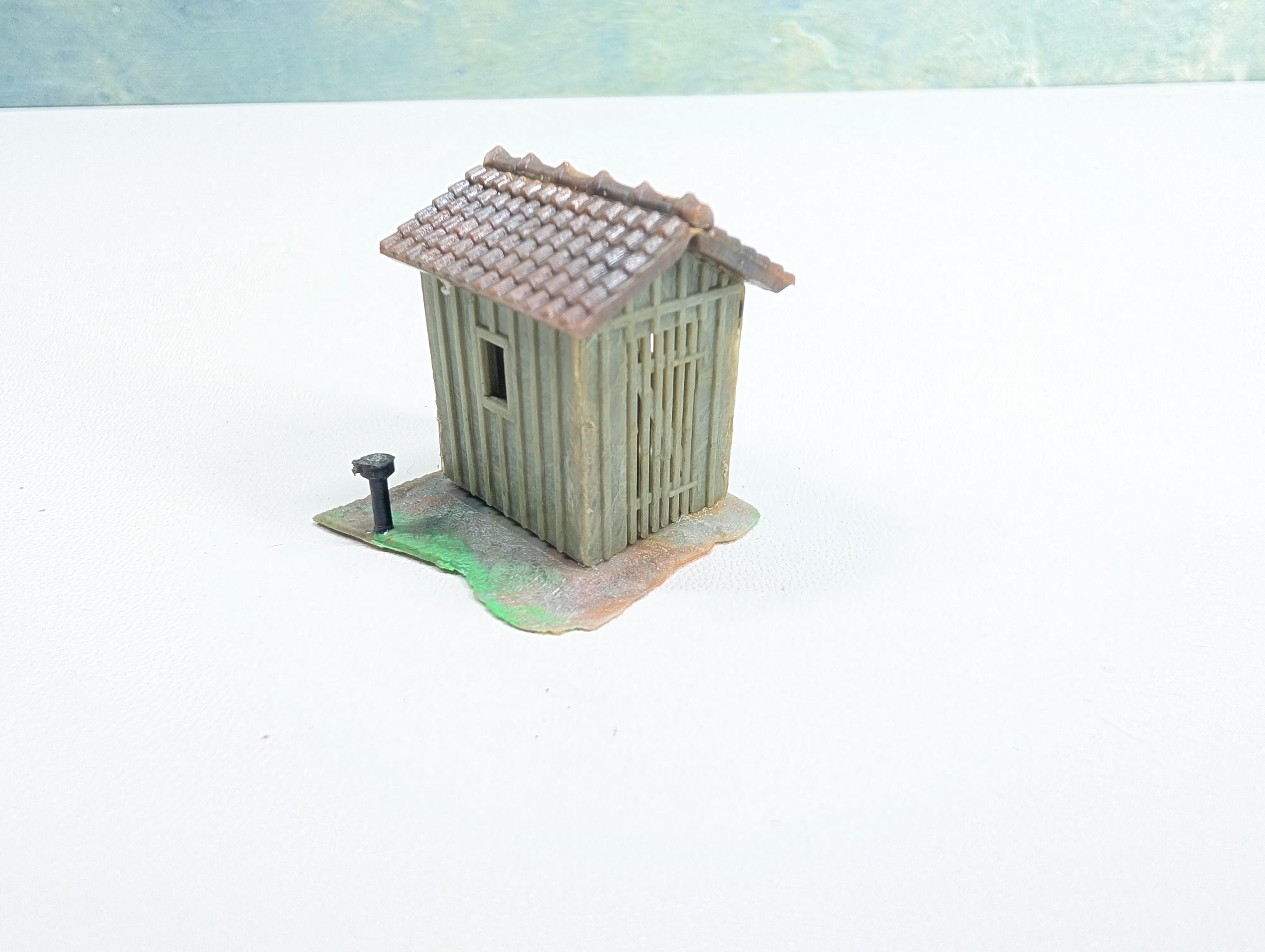 USED Faller 138B HO Scale Trackside Shed