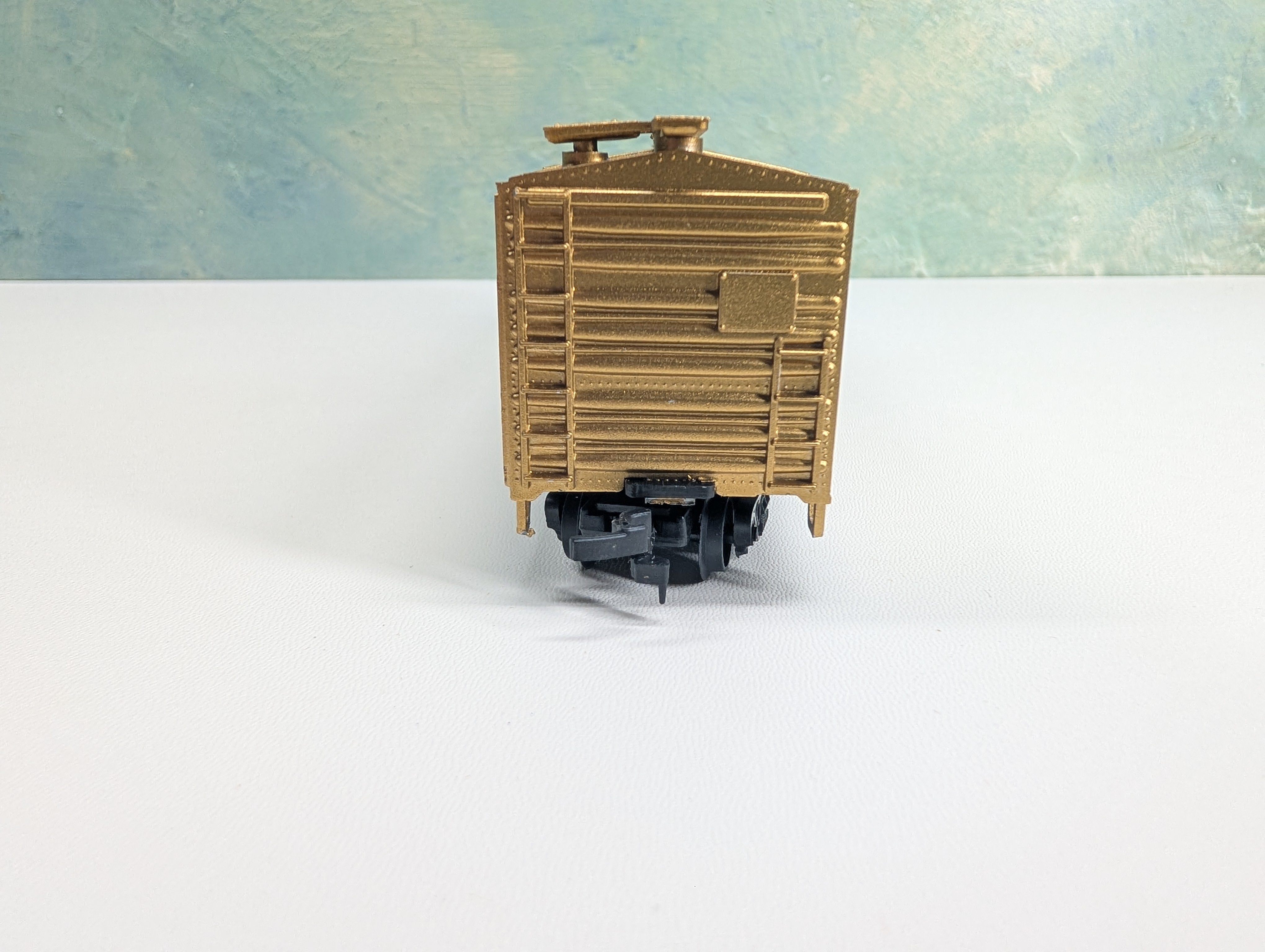 USED Model Power HO Scale 50' Billboard Box Car Coke Caffeine Free, Gold Coca-Cola RARE