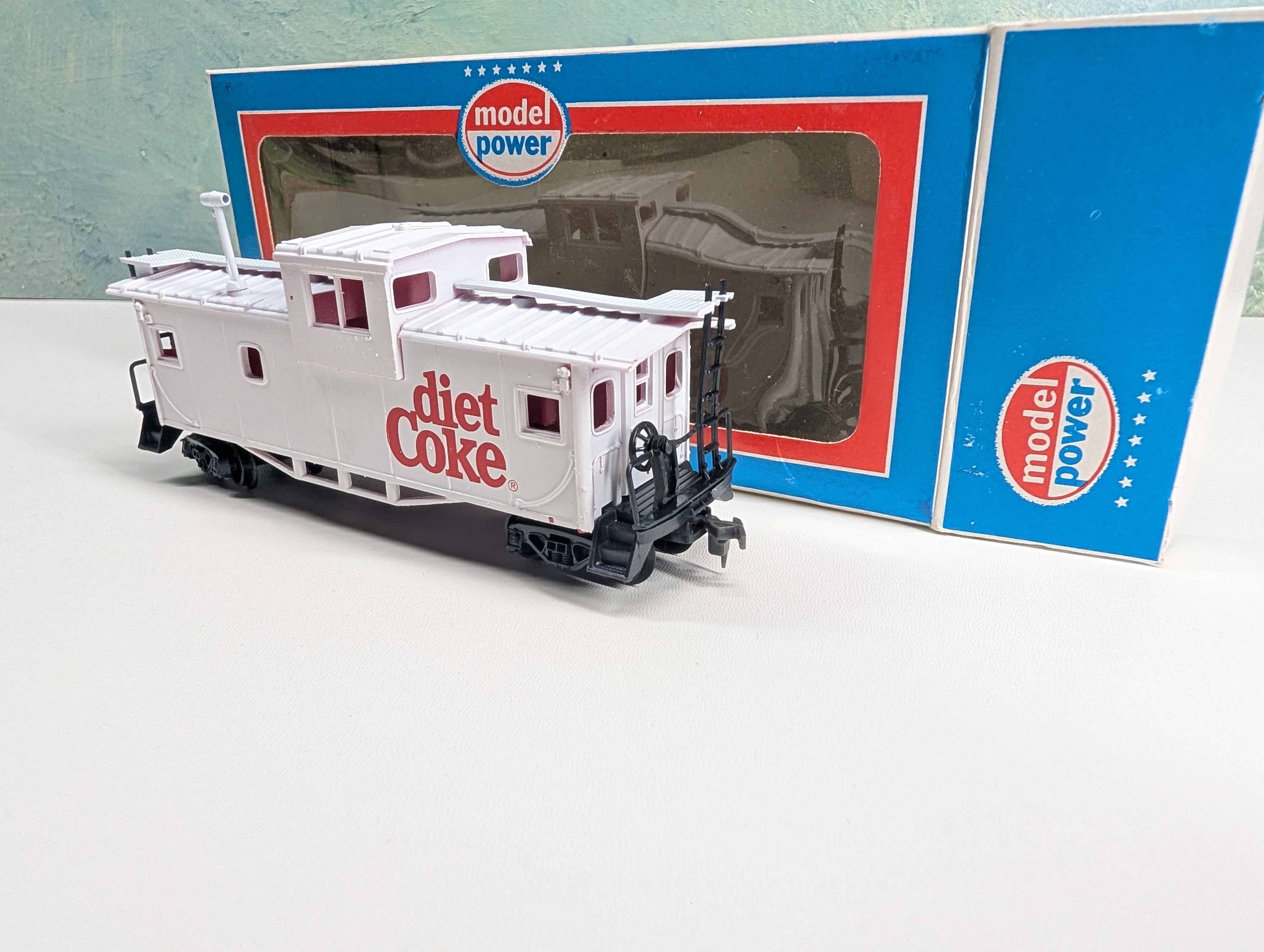 USED Model Power HO Scale Billboard Caboose Diet Coke Coca-Cola RARE