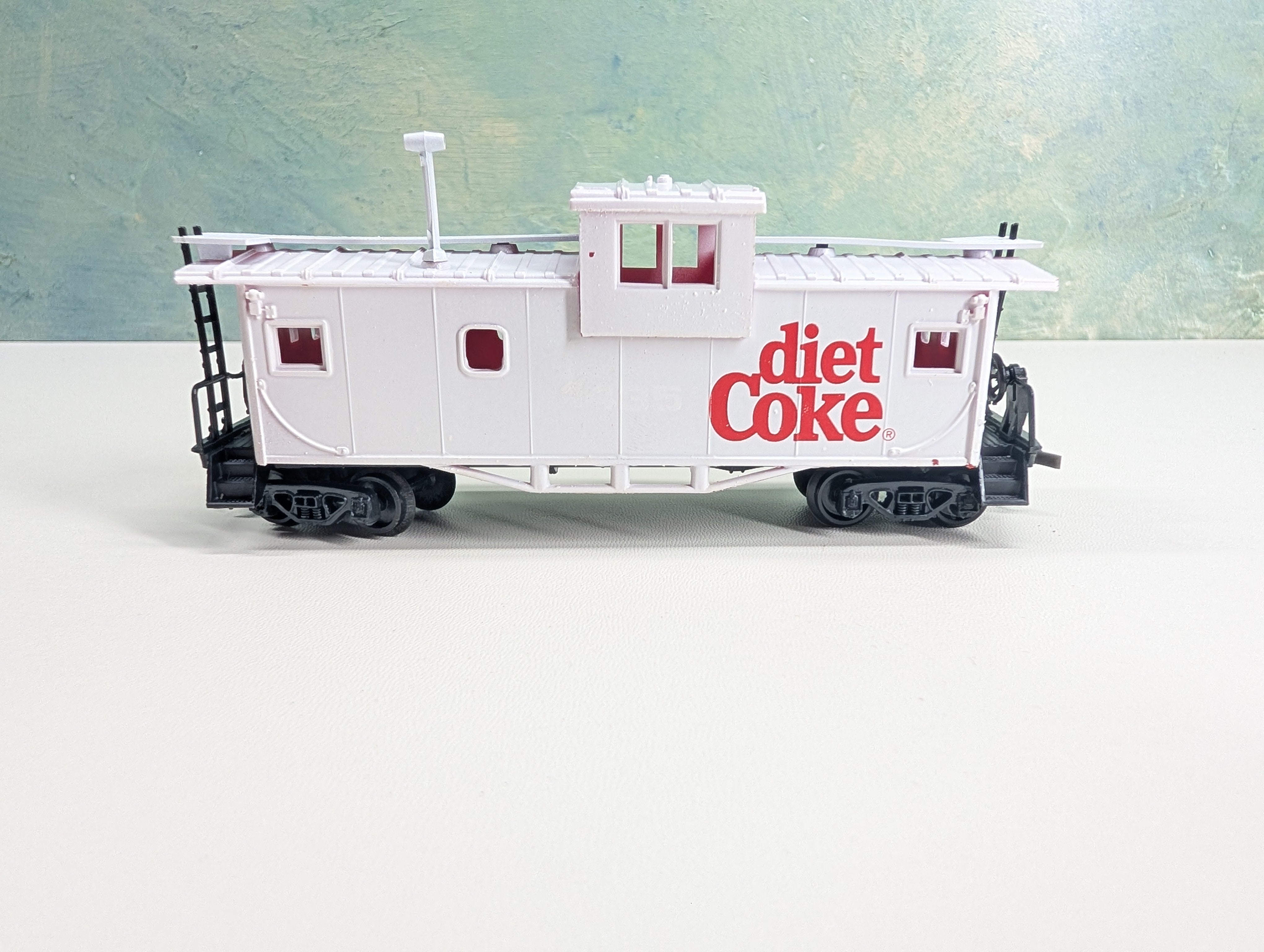 USED Model Power HO Scale Billboard Caboose Diet Coke Coca-Cola RARE