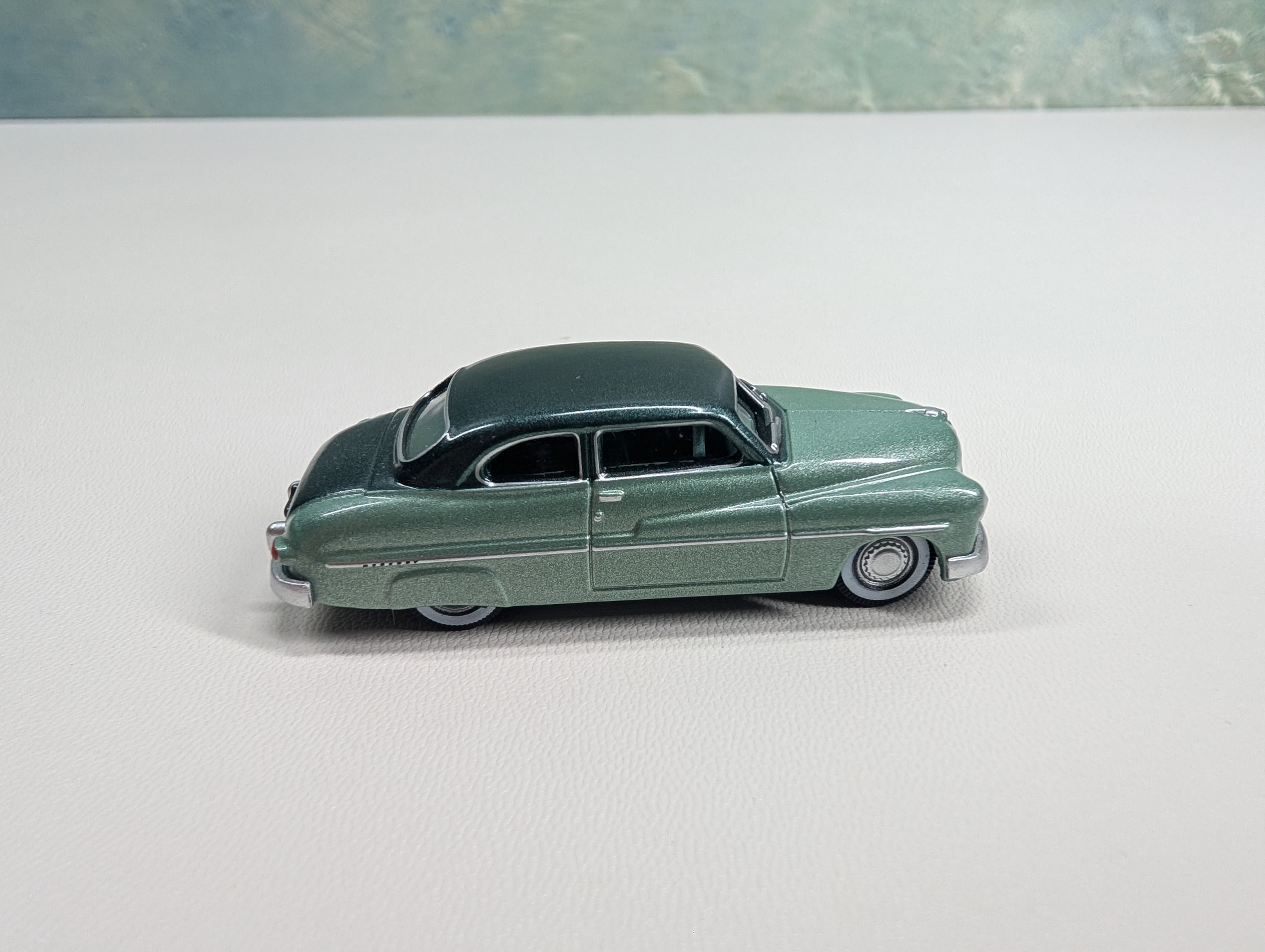 USED Oxford Diecast HO Scale 1949 Mercury Coupe, Green
