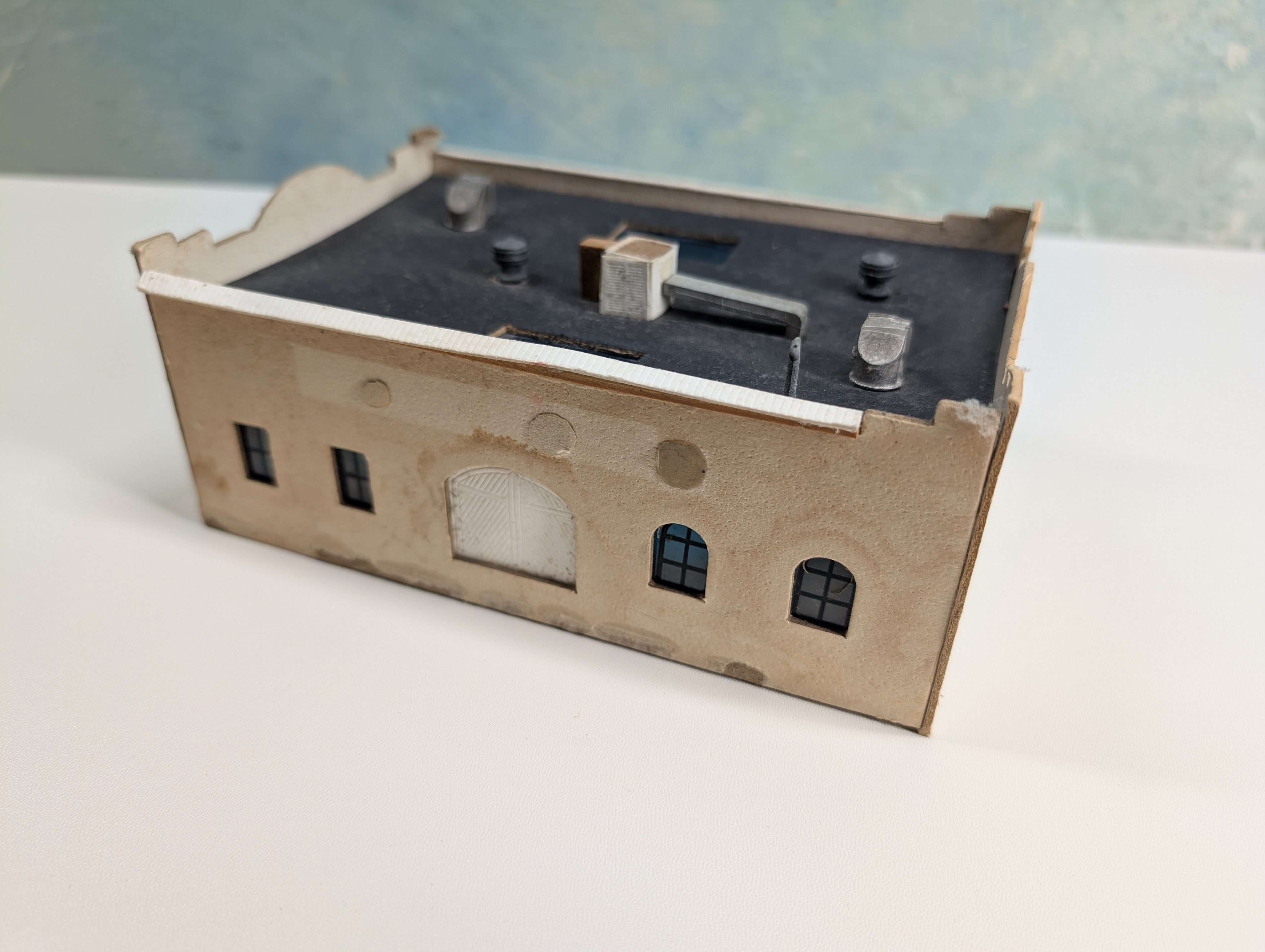 USED HO Scale Scratch Built Temple