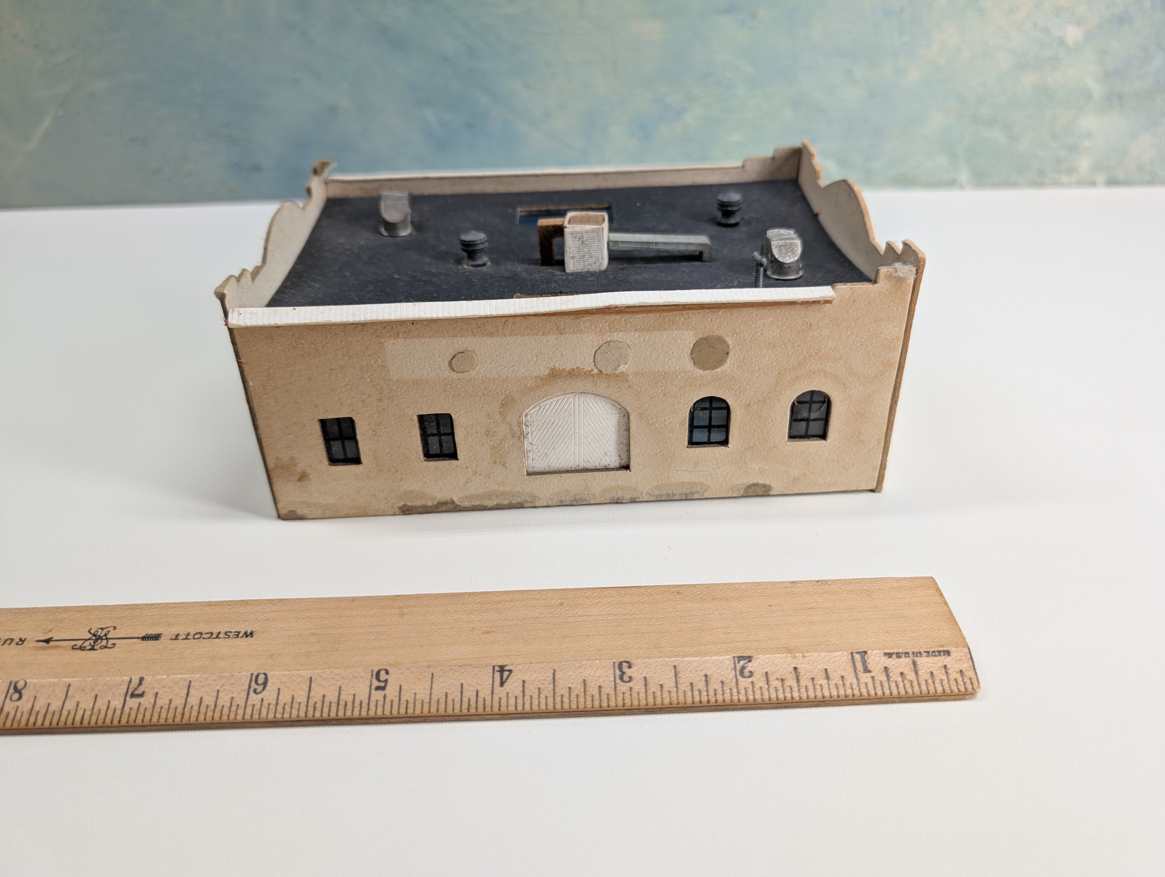 USED HO Scale Scratch Built Temple