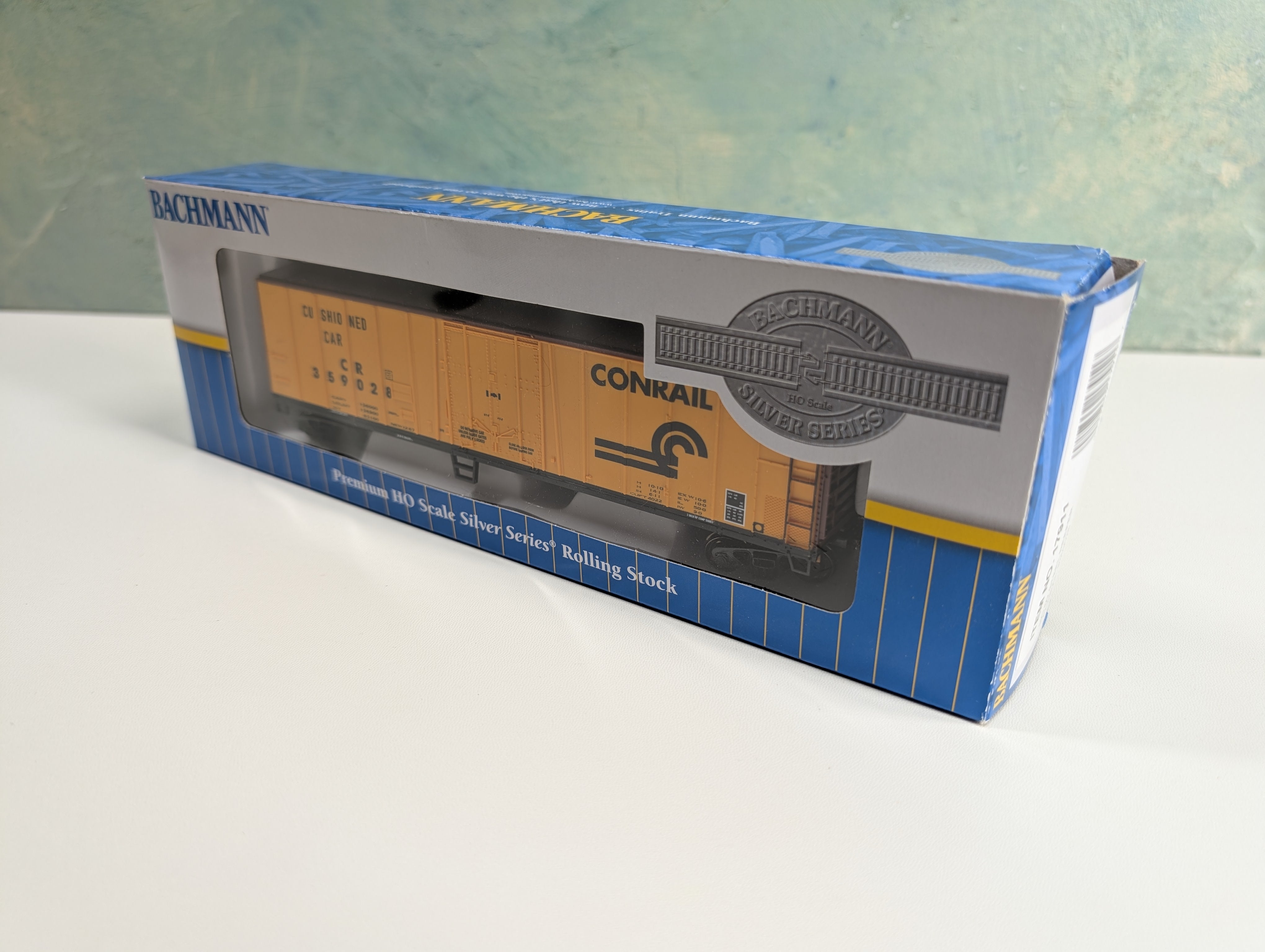 Bachmann 17911 HO Scale Silver Series 50' Steel Reefer Conrail CR #359028 Metal Wheels