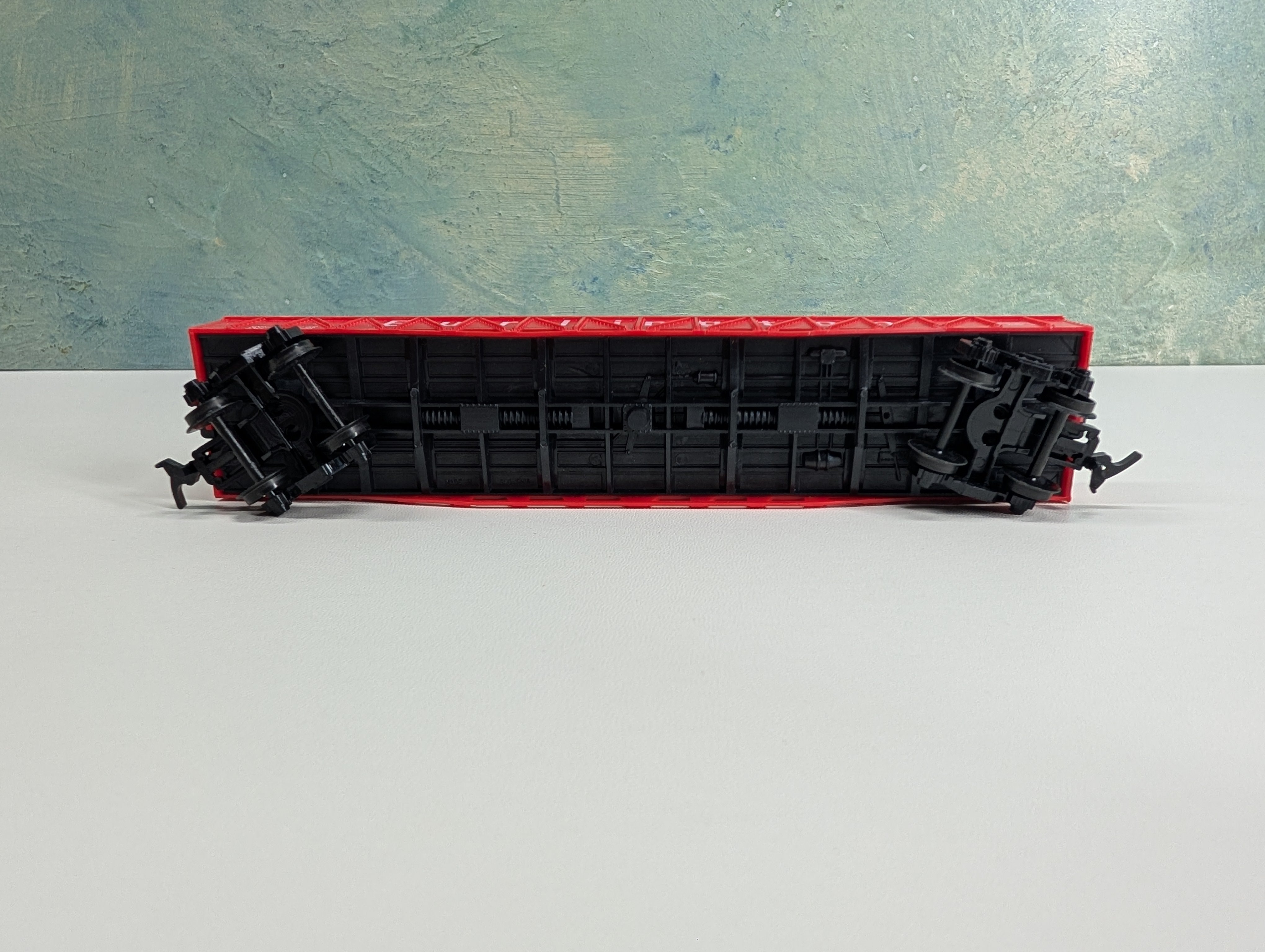 USED AHM HO Scale 50' Wooden OB Gondola Burlington CB&Q