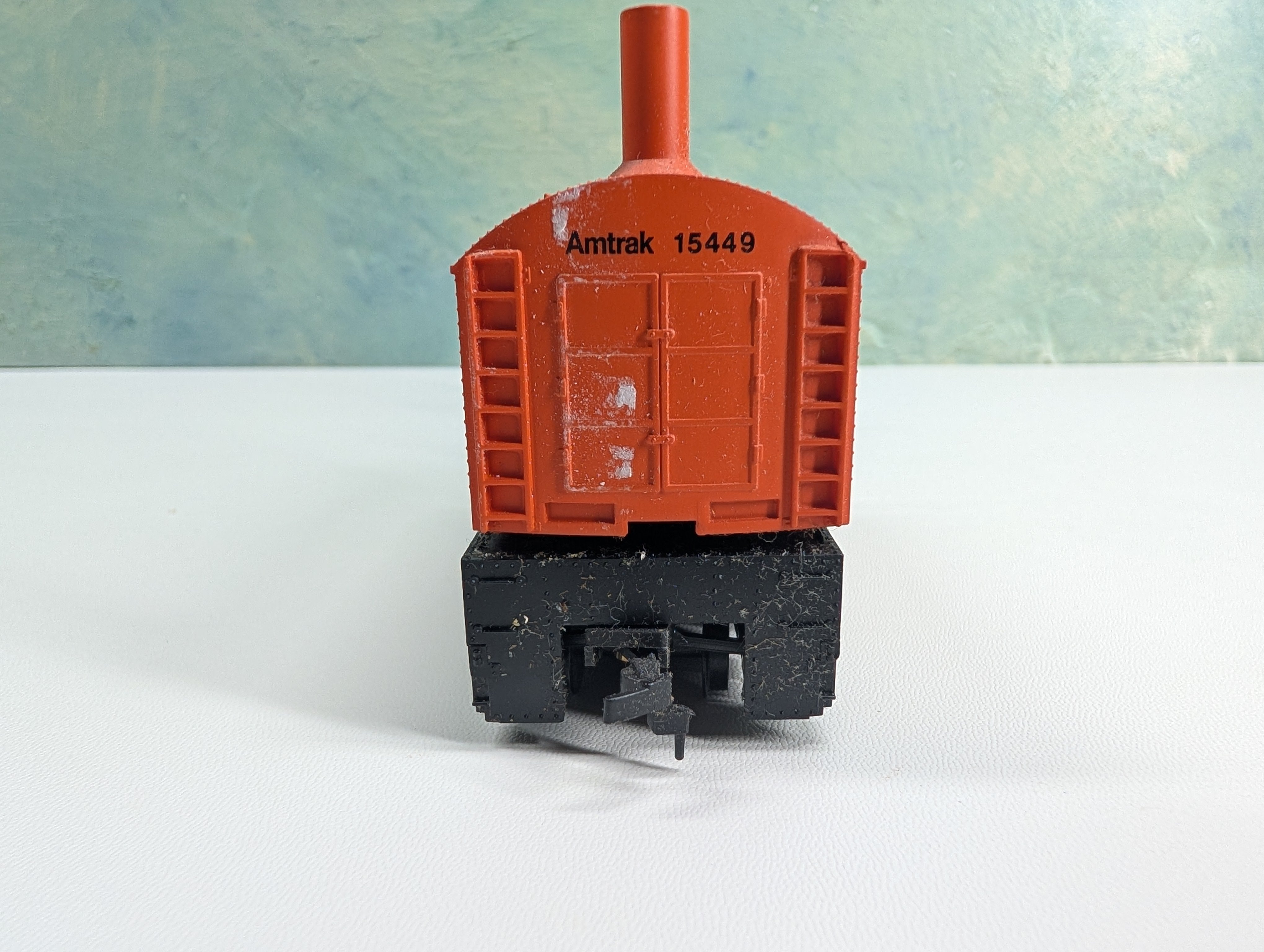 USED Bachmann HO Scale MOW Crane Car Amtrak #15449