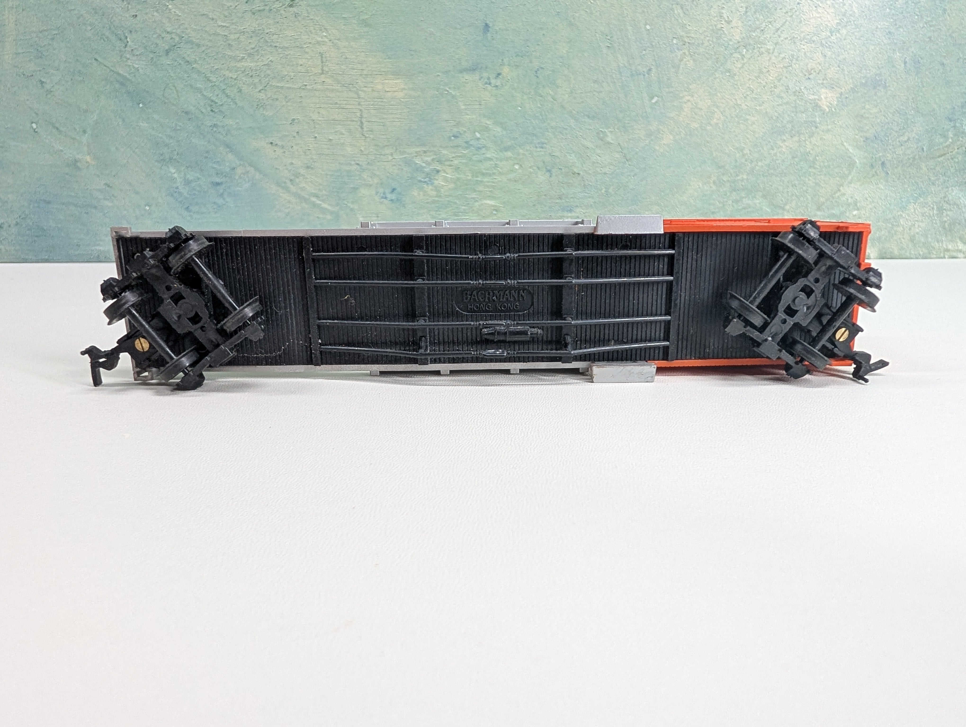 USED Bachmann HO Scale MOW Boom Tender Amtrak #17623