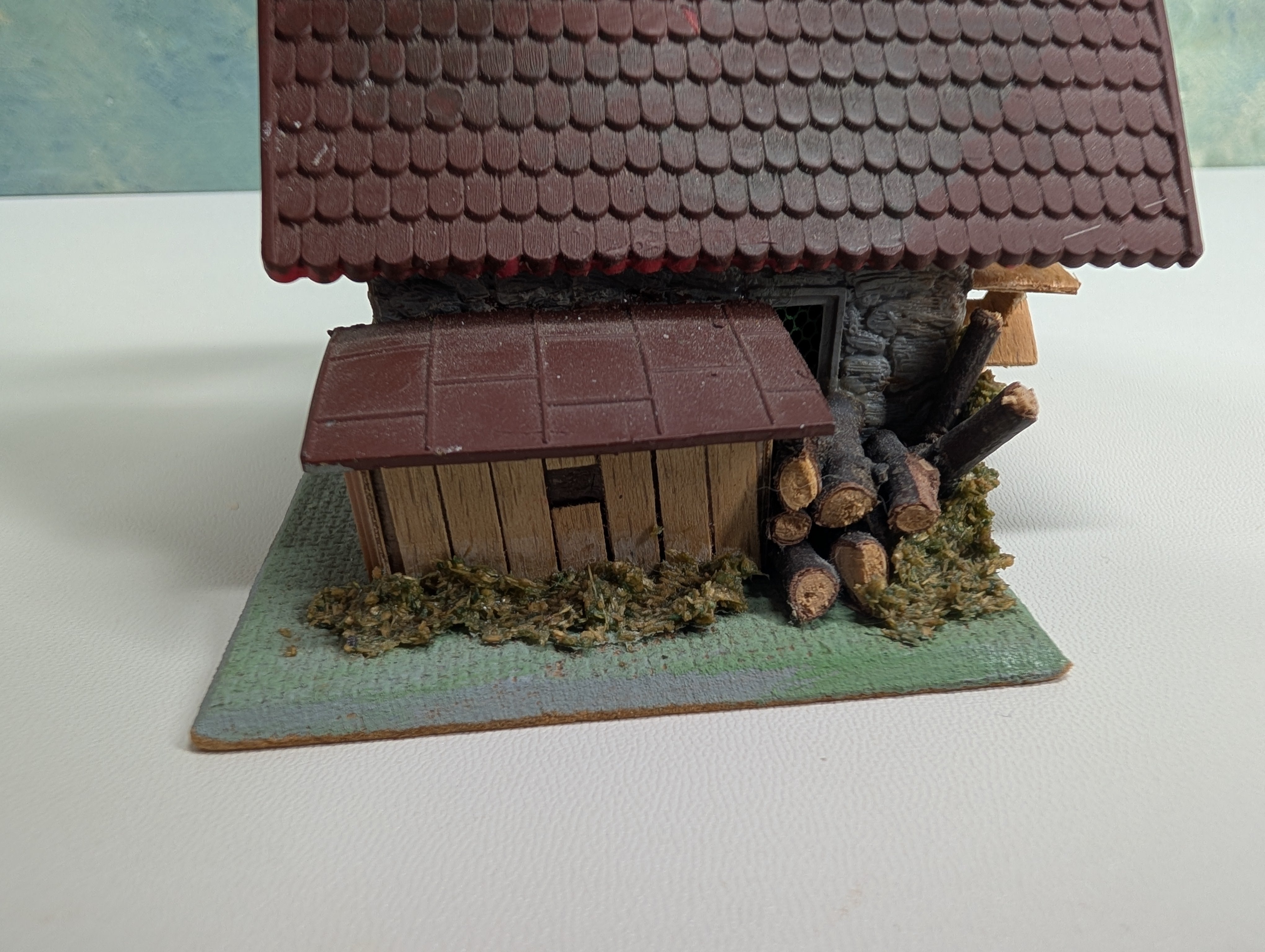 USED Faller 227 HO Scale Sawmill with Water Mill