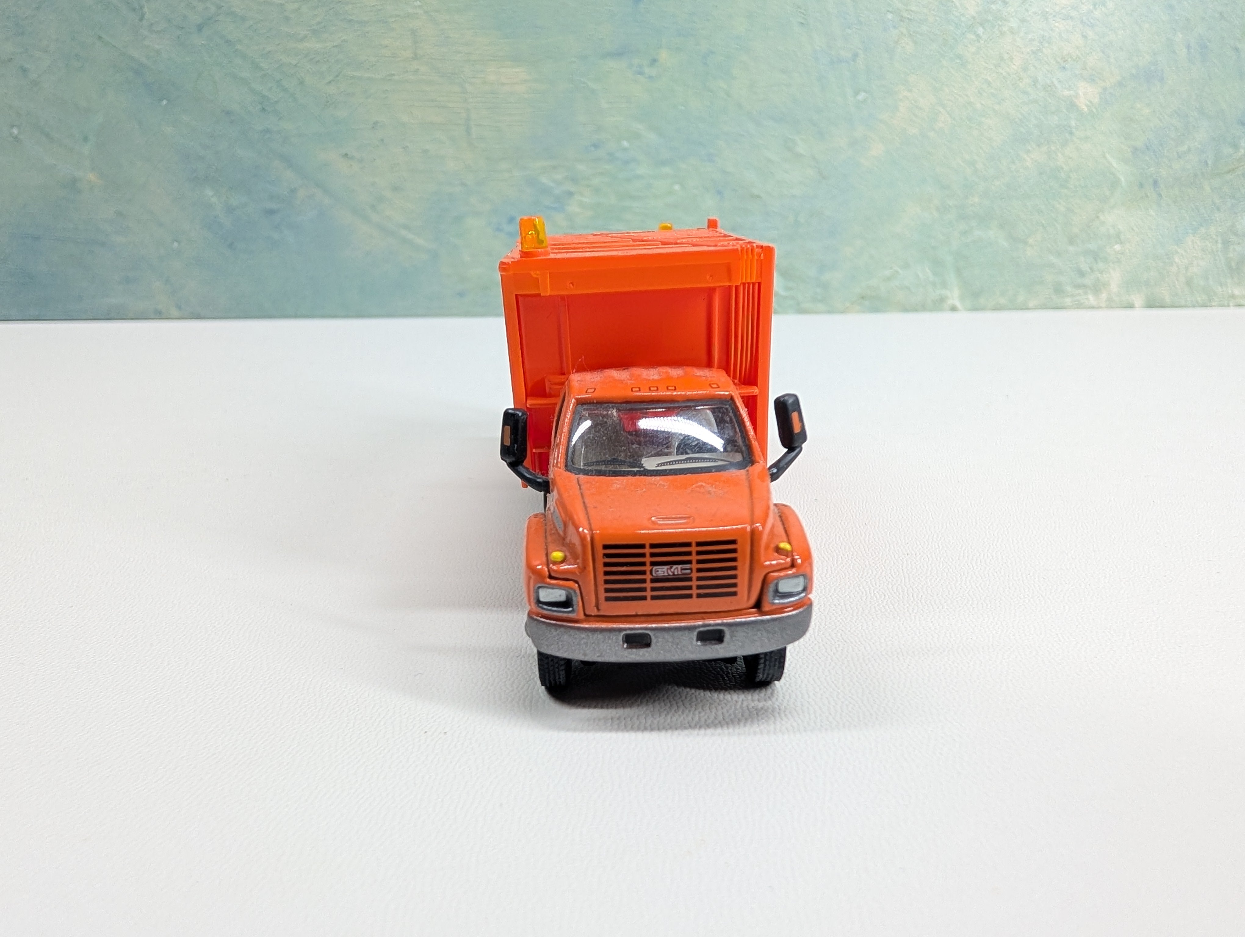 USED Boley HO Scale Orange International Garbage Truck, Sanitation District