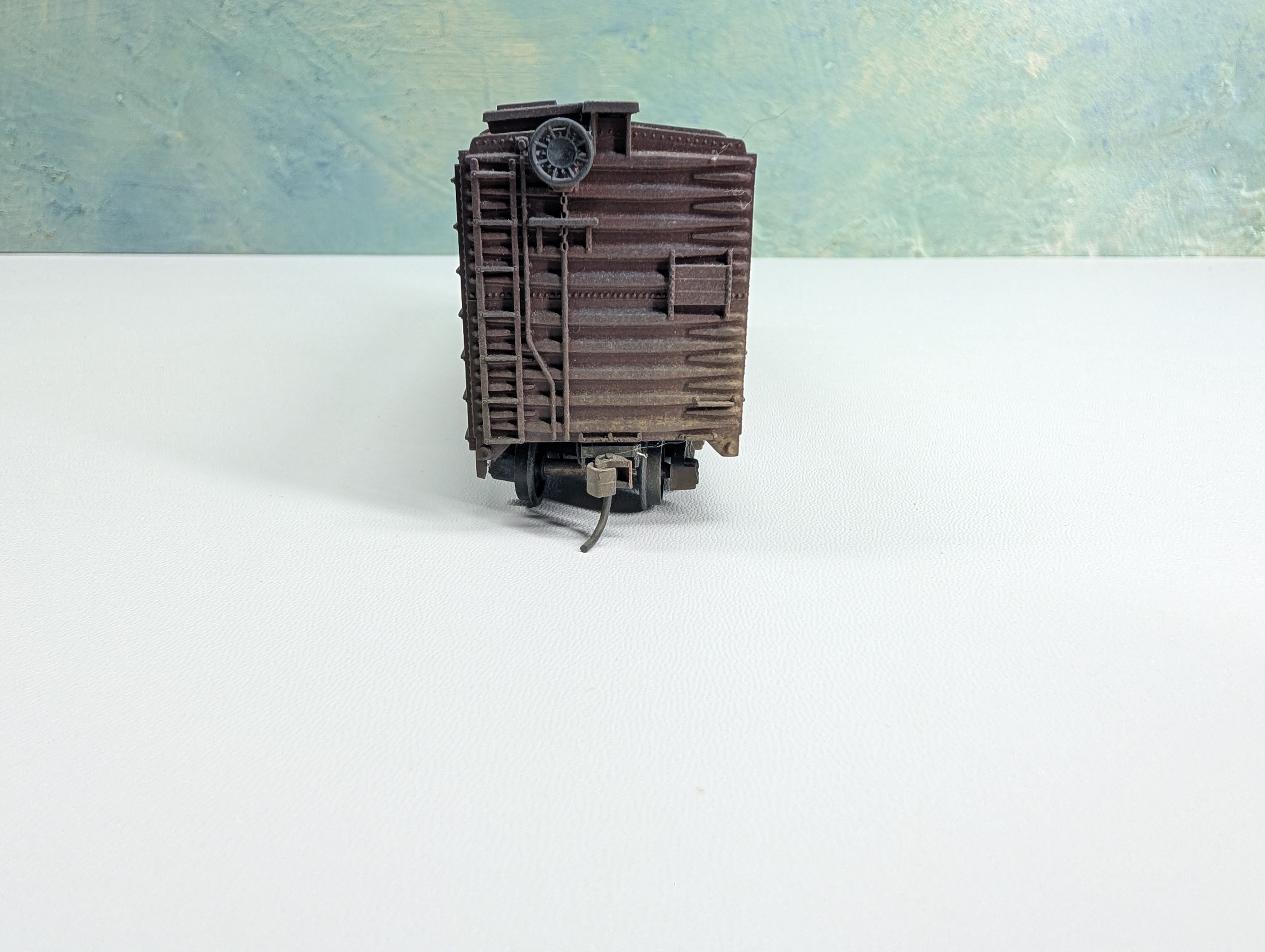 USED Athearn HO Scale 40' Box Car Erie Lackawanna EL #84495 Weathered