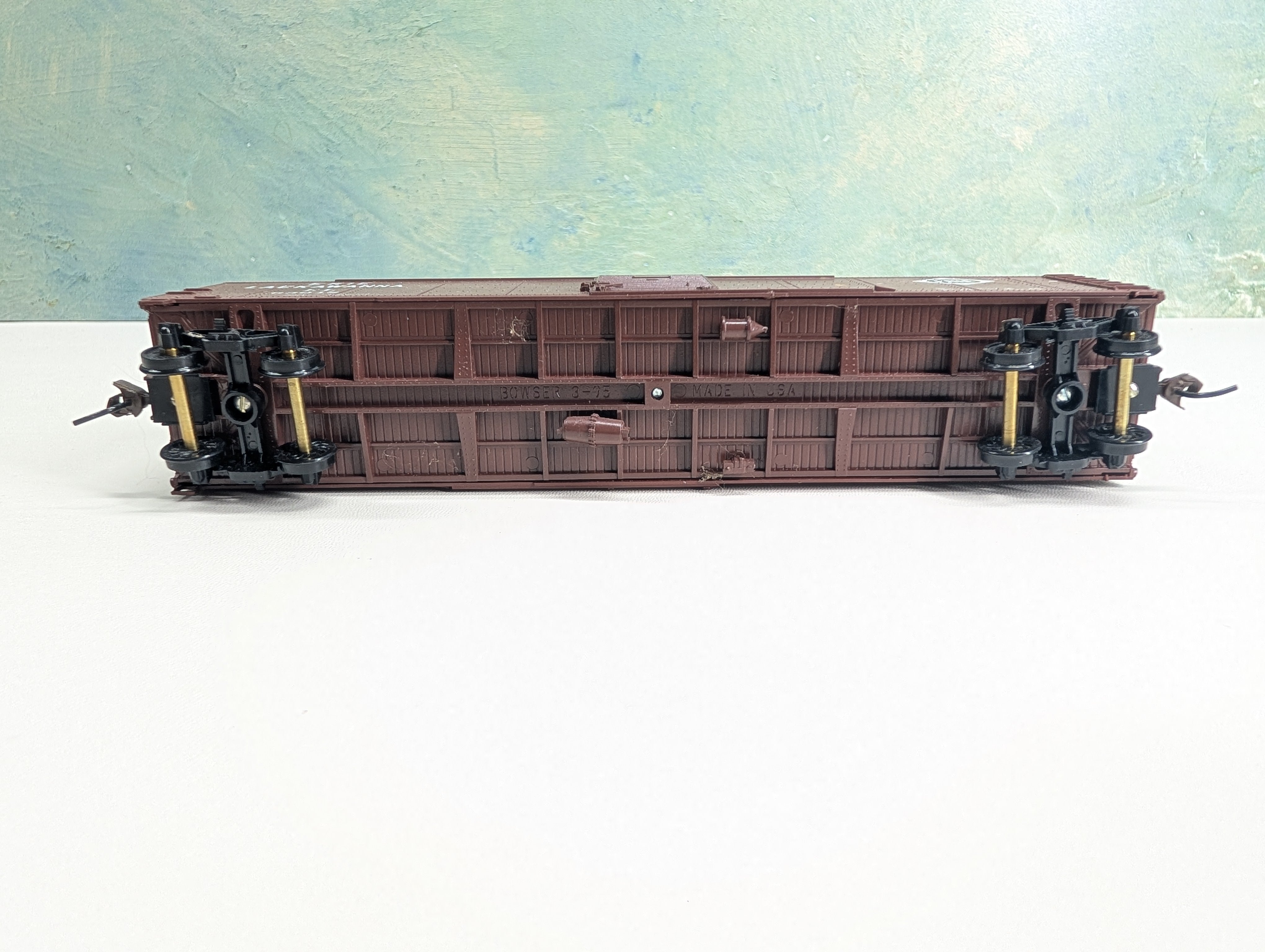 USED Bowser HO Scale 50' Box Car Erie Lackawanna EL #63018