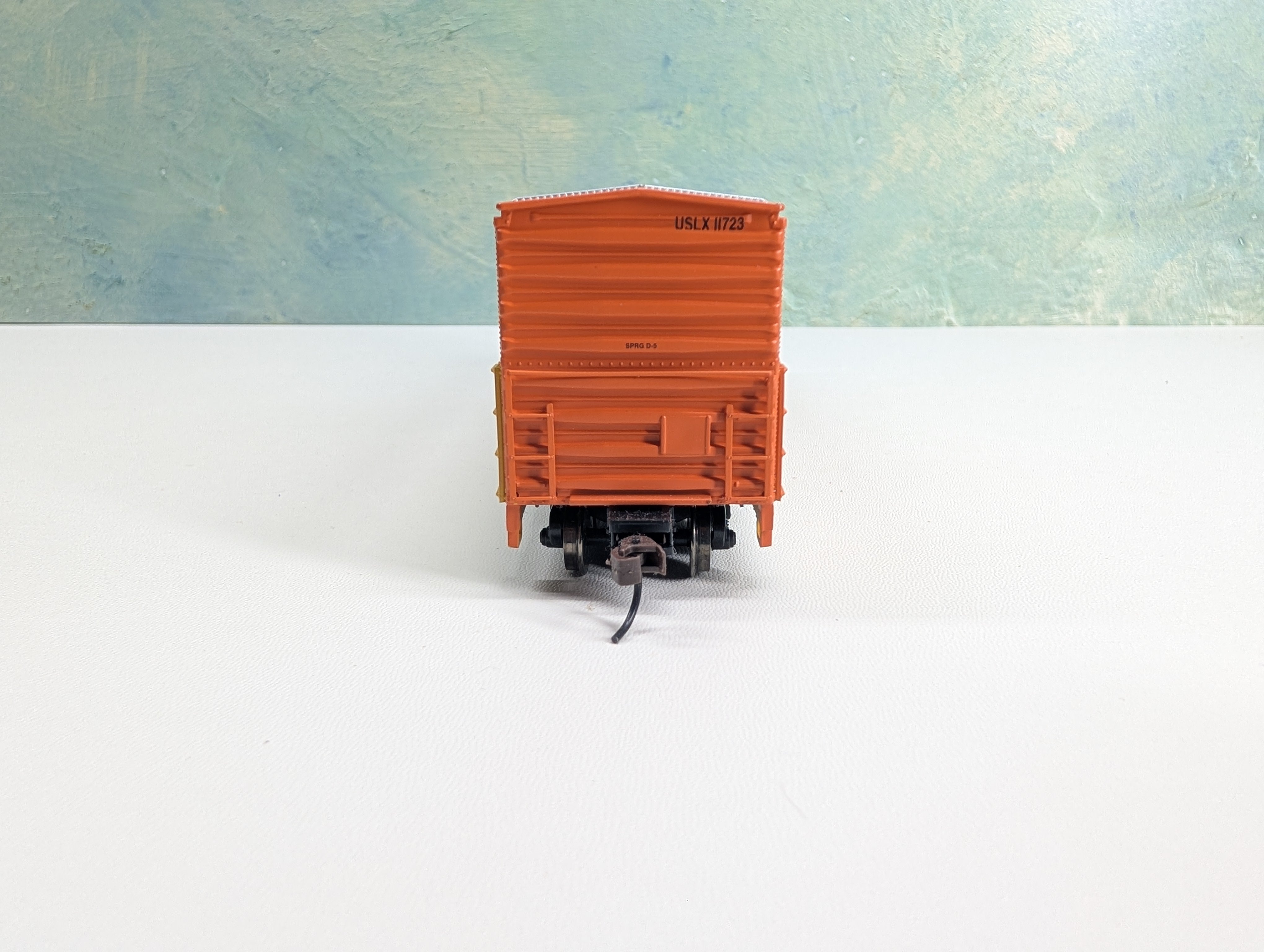 USED Athearn HO Scale 50' Box Car Dual AirPak Fort Vancouver Plywood USLX #11723 Metal Wheels