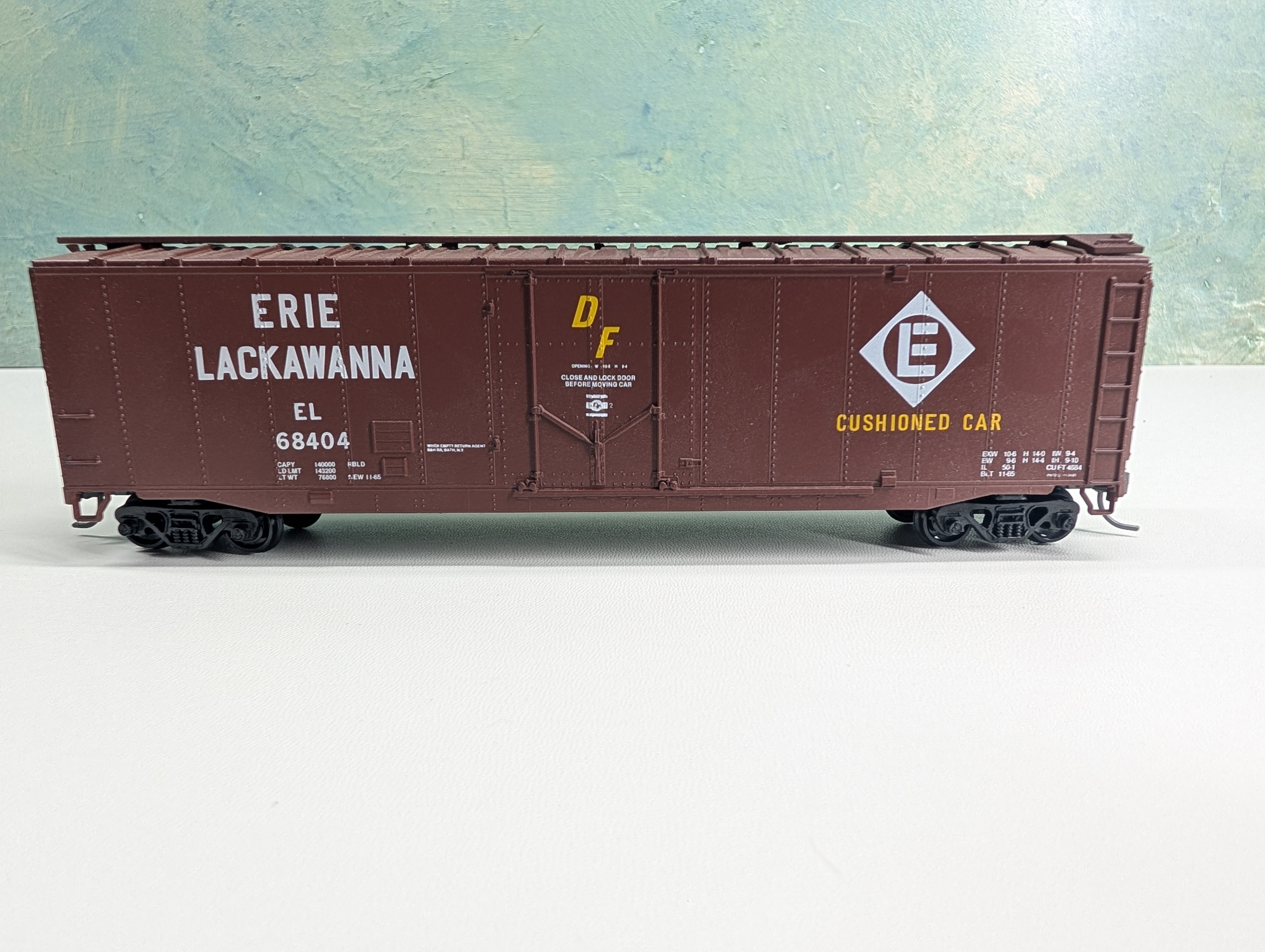 USED Athearn HO Scale 50' Box Car Erie Lackawanna EL #68404