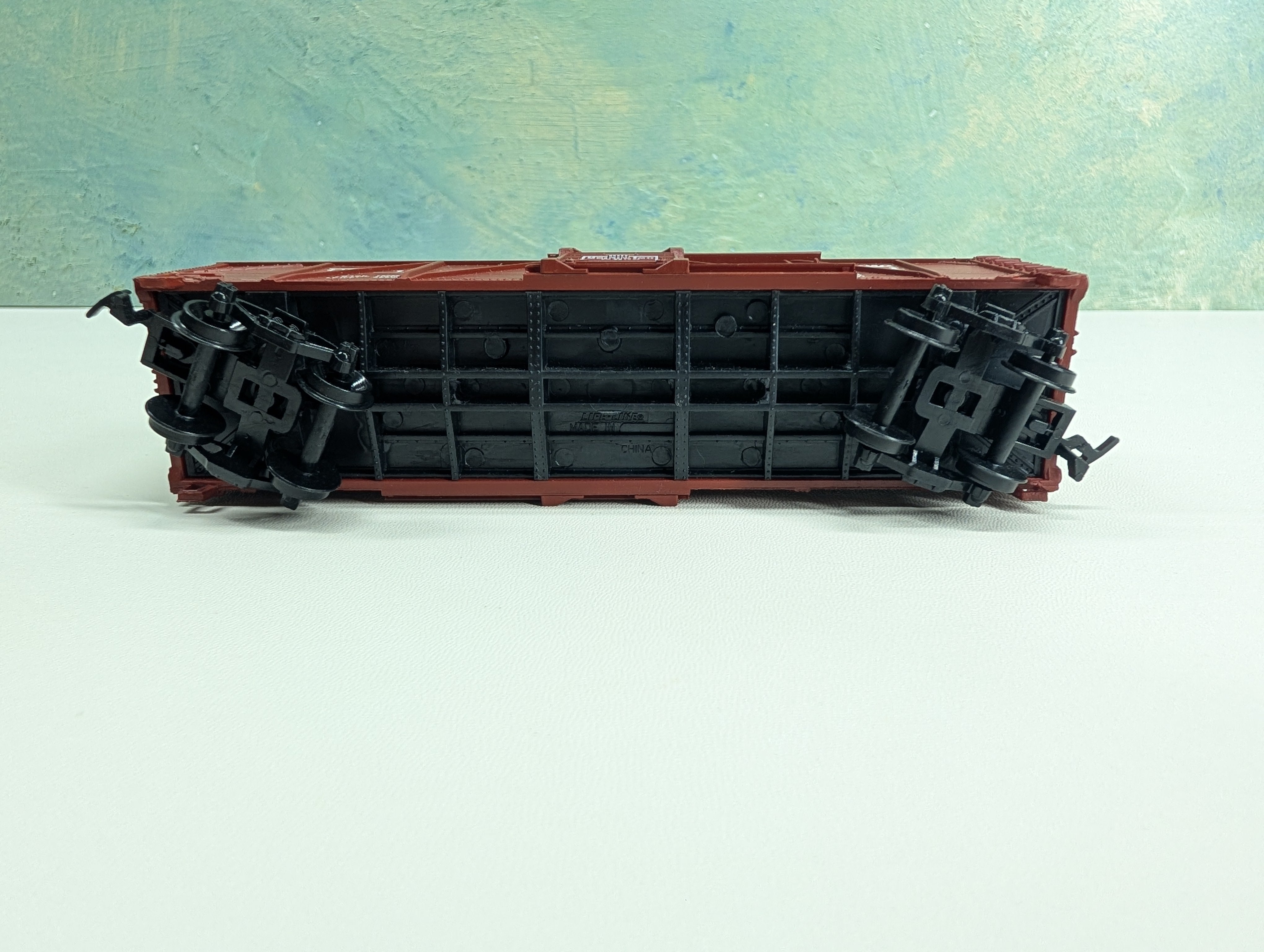 USED Life-Like HO Scale 40' Wooden Box Car Burlington CB&Q #26216