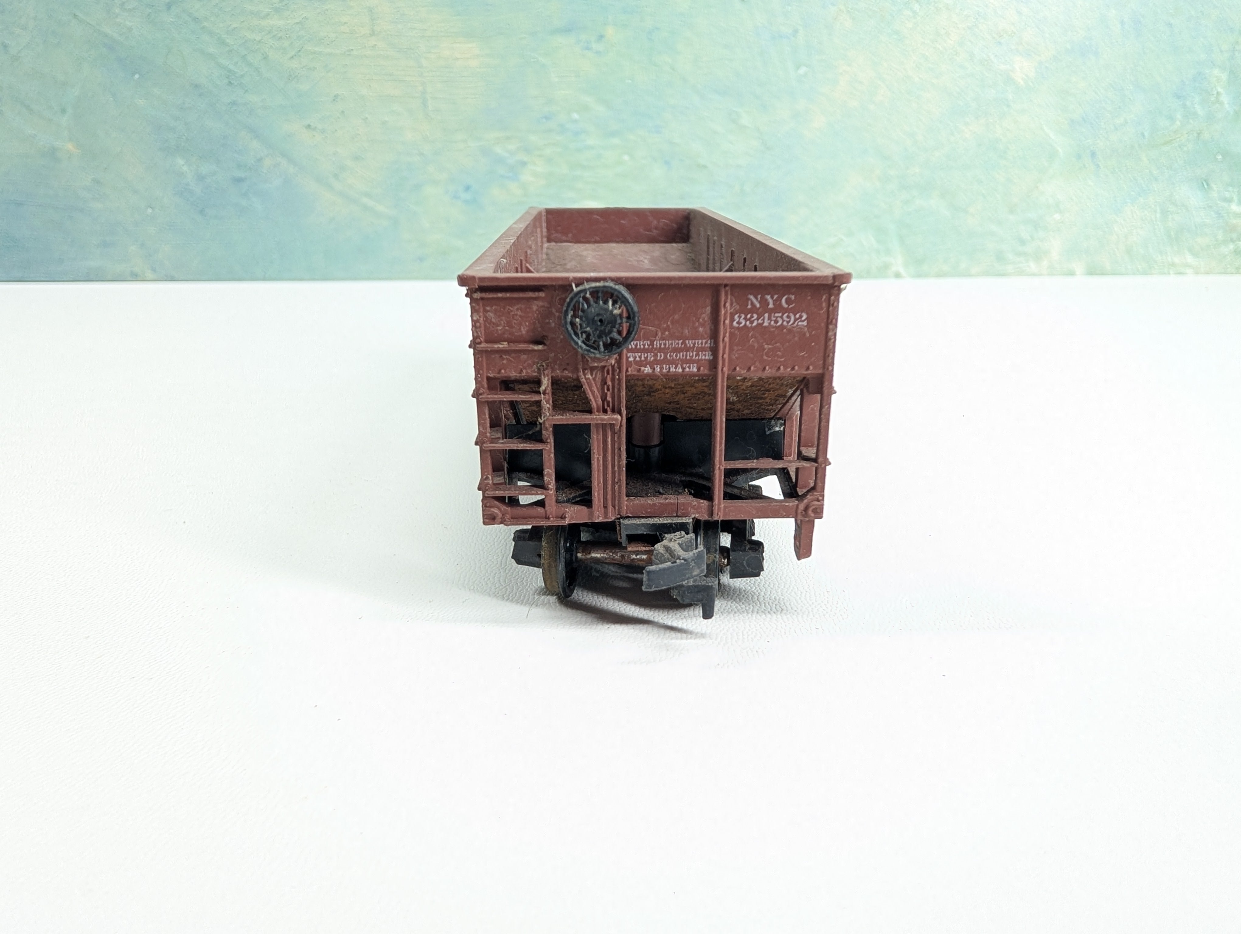 USED Athearn HO Scale 2 Bay Hopper New York Central NYC #834592