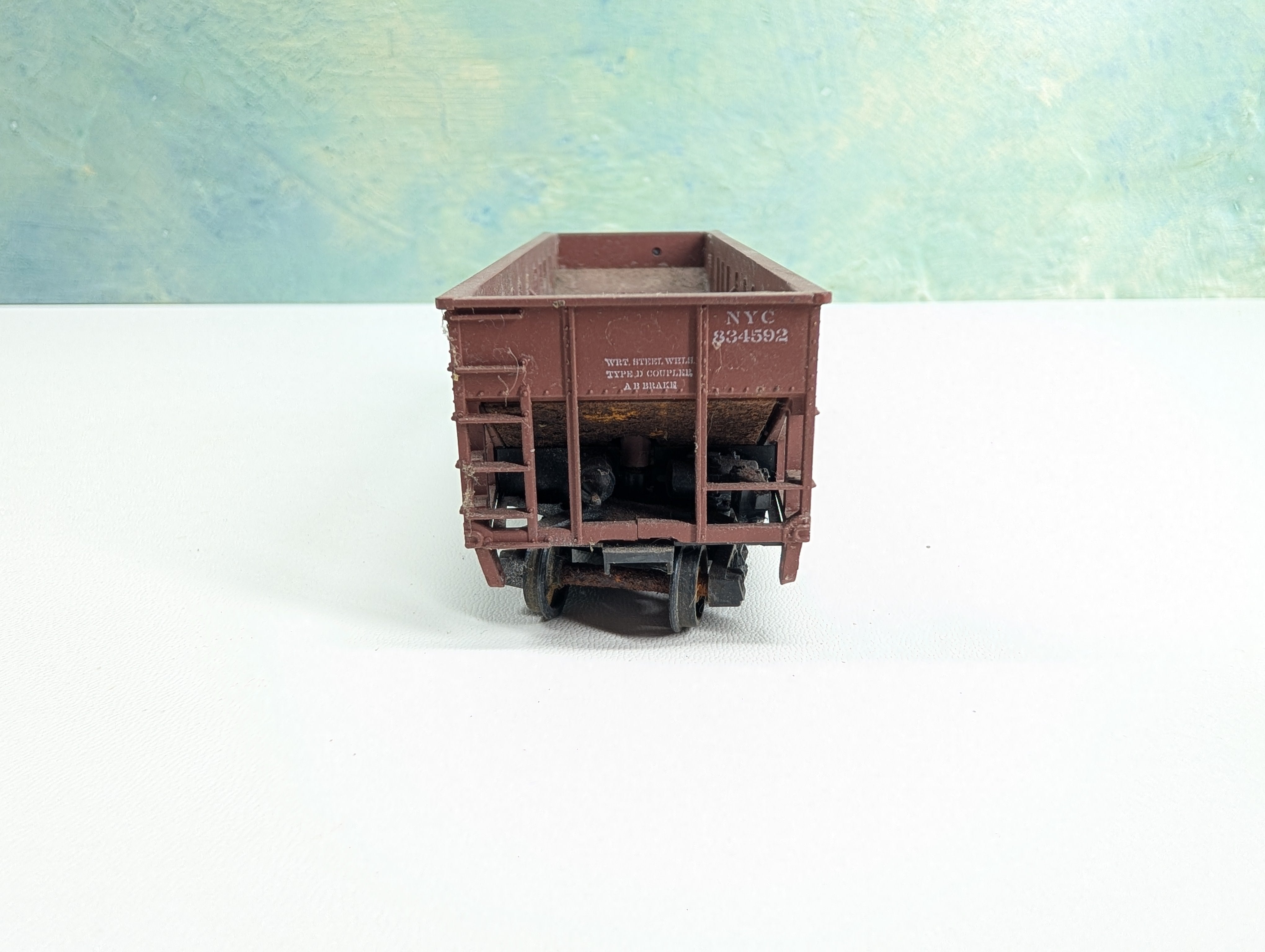 USED Athearn HO Scale 2 Bay Hopper New York Central NYC #834592