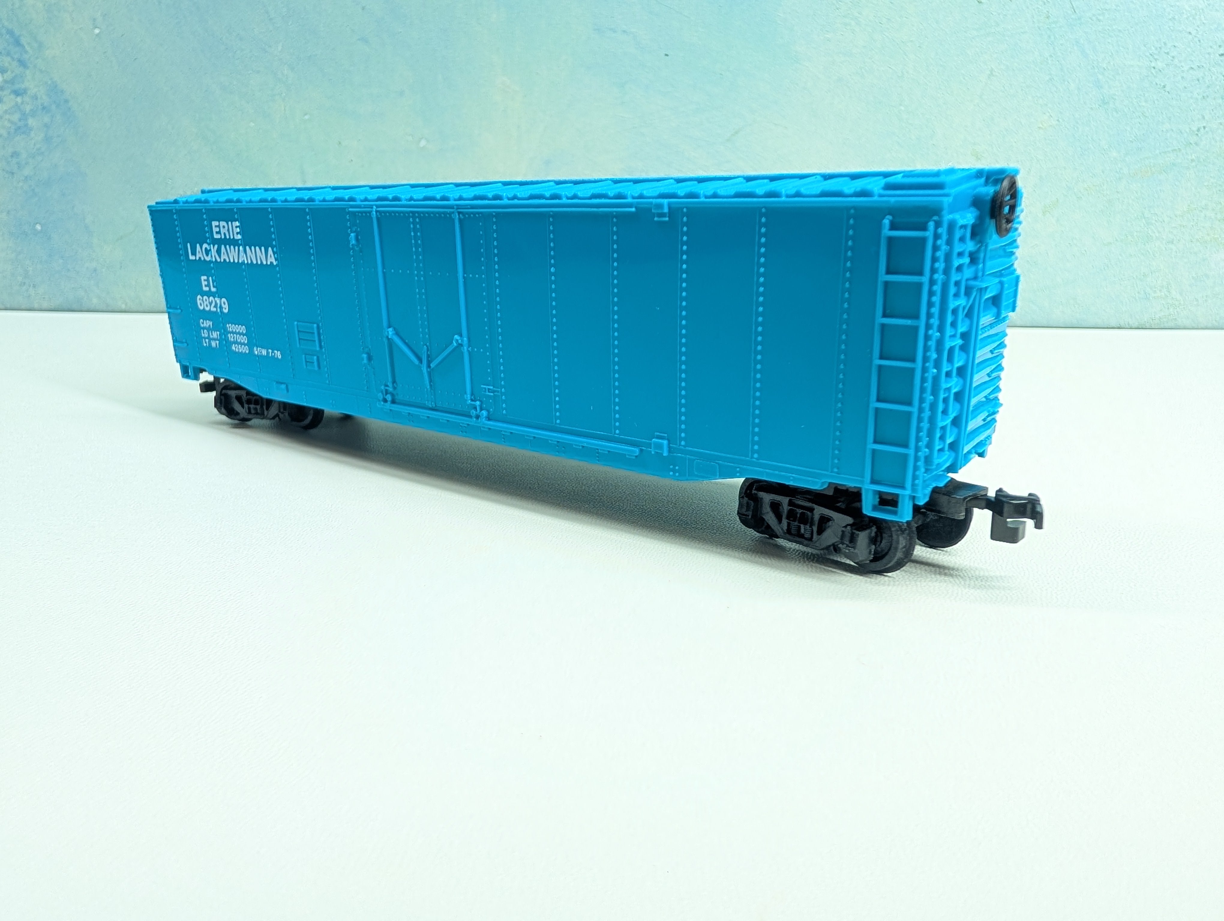 USED Bachmann HO Scale 50' Box Car Erie Lackawanna EL #68279