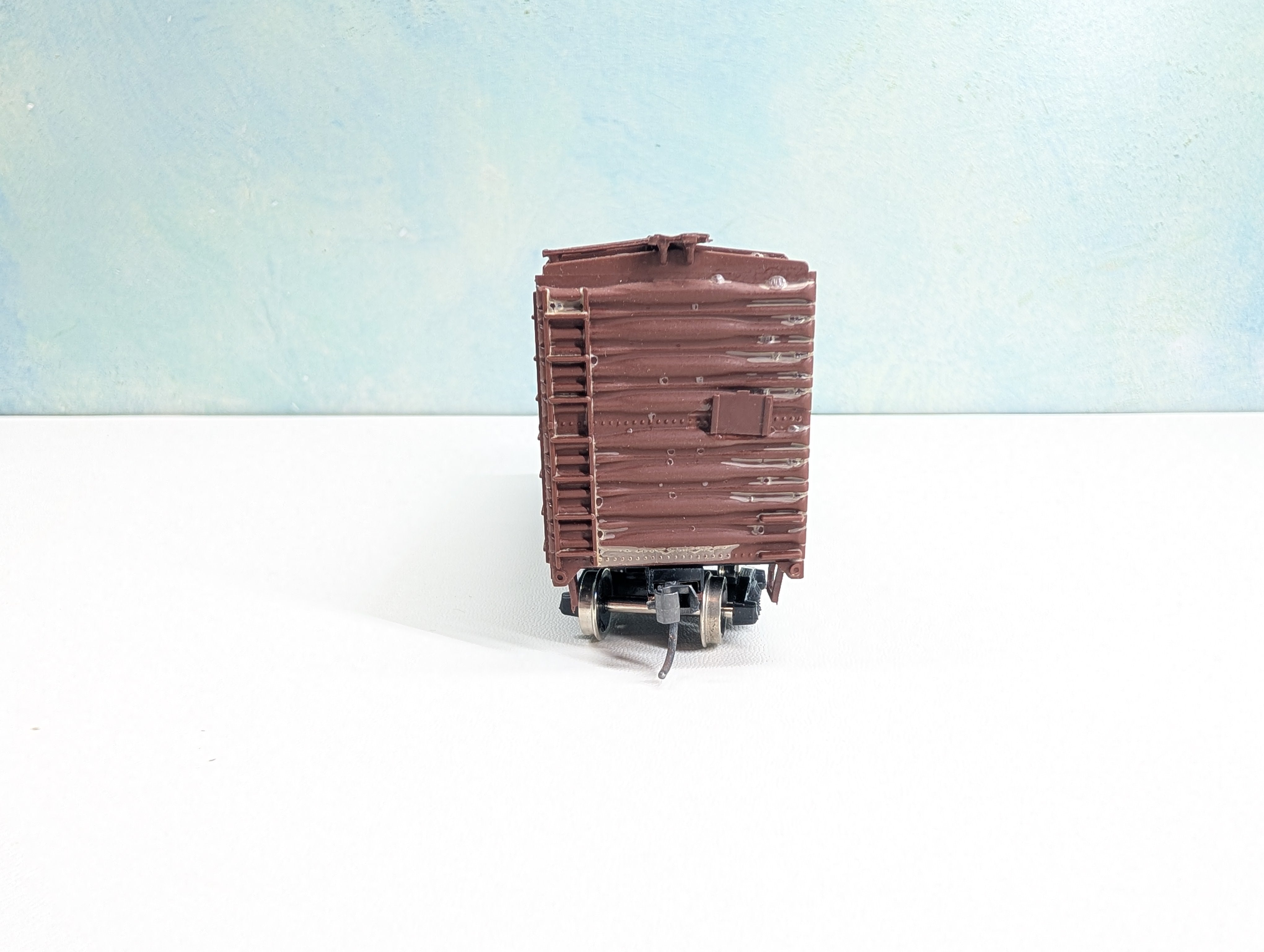 USED C&BT SHOPS HO Scale 40' Box Car Perkiomen Valley PVRR #1526 Custom, Metal Wheels