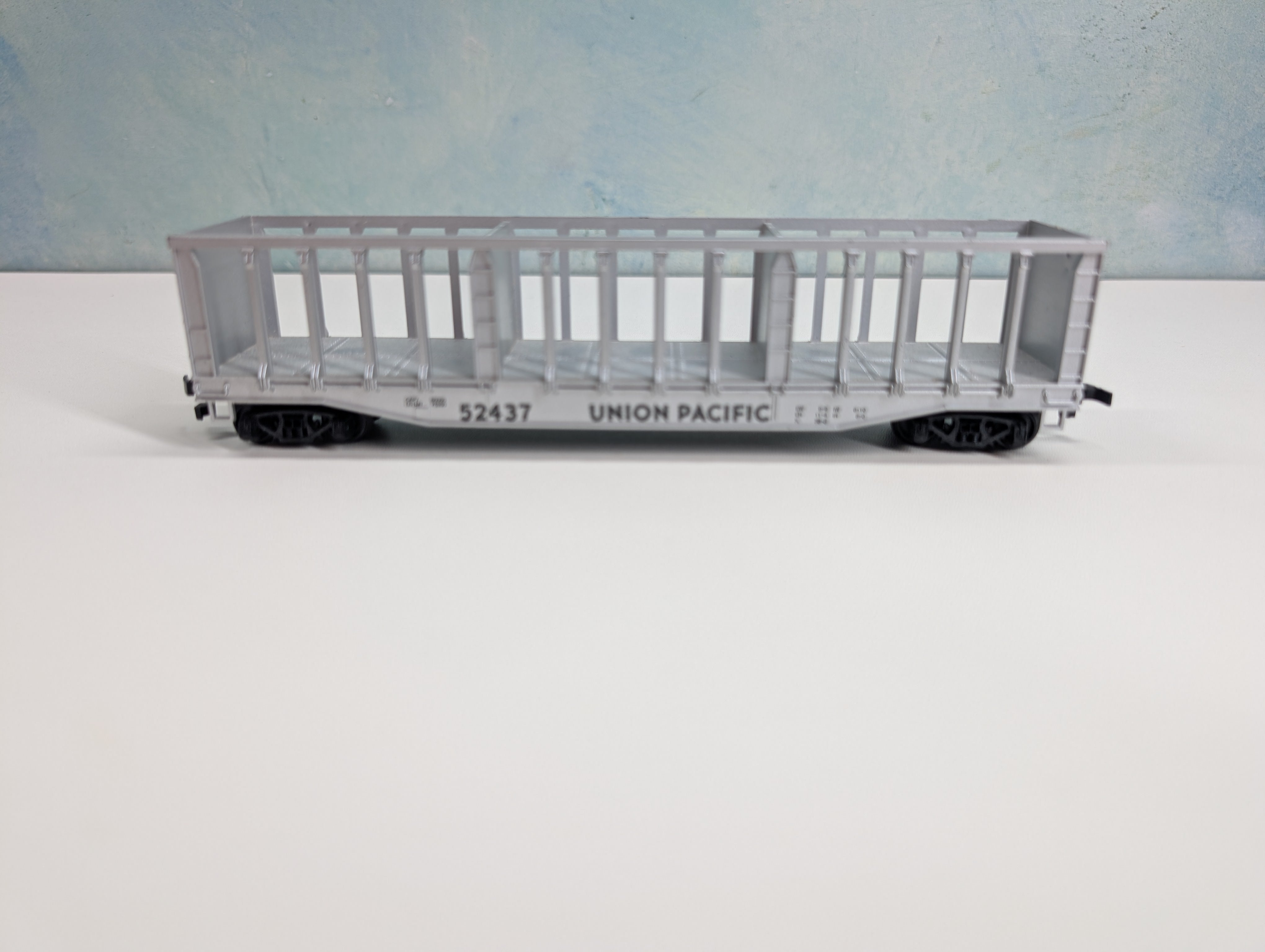 USED HO Scale Pulpwood Rack Car Union Pacific UP #52437