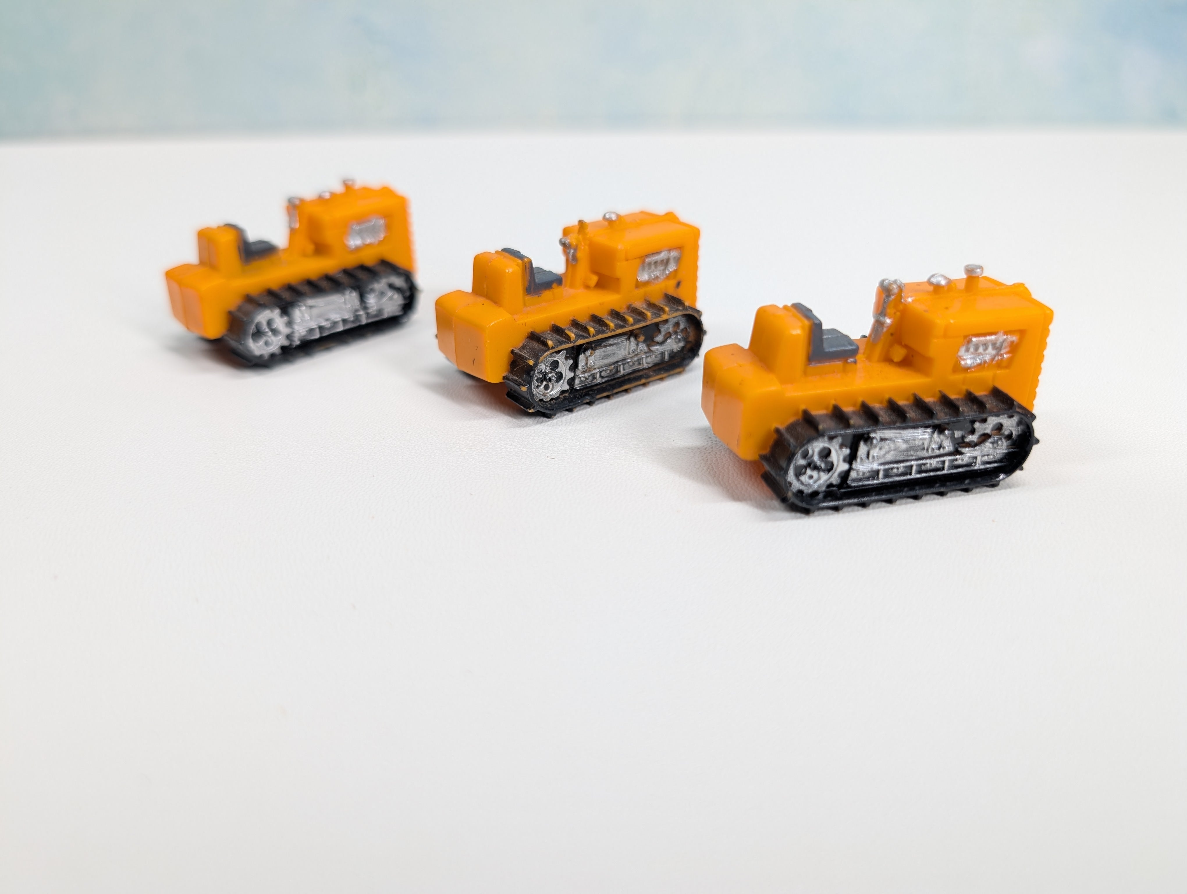USED Tyco HO Scale Lot of Orange Tractor Loads (3 pcs)