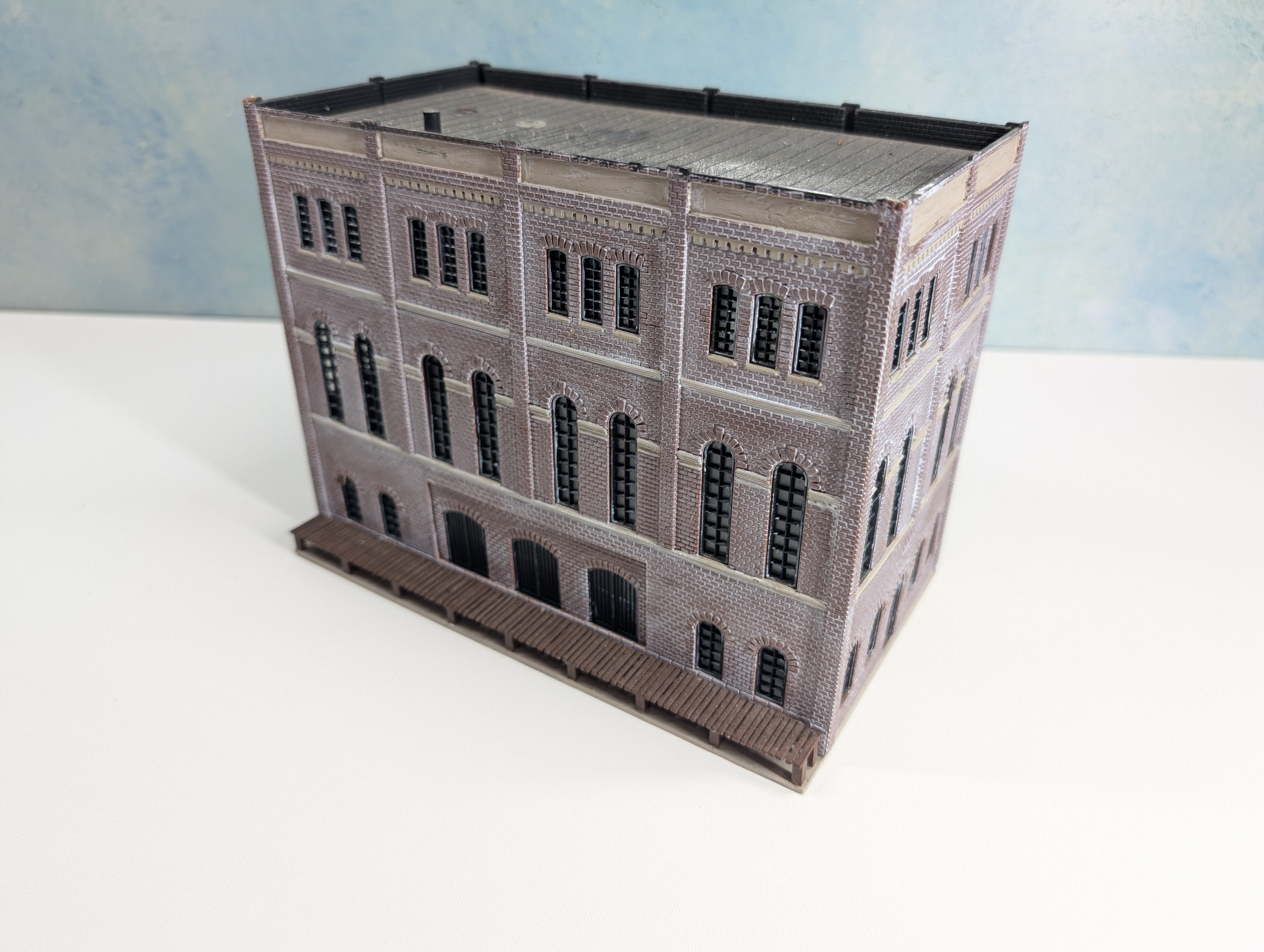USED HO Scale Large Brick Warehouse