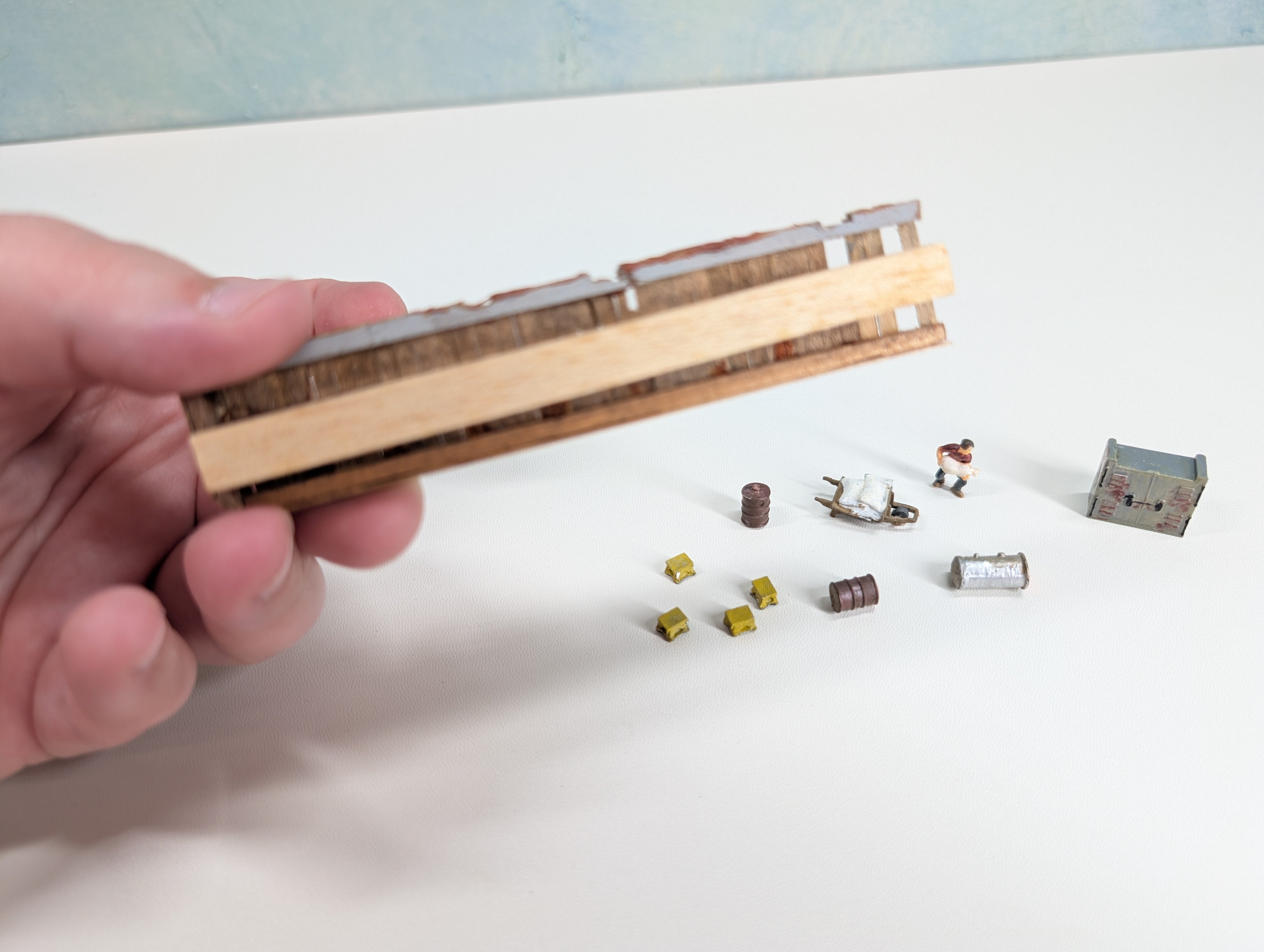 USED HO Scale Trackside Structures w/ Details, Custom