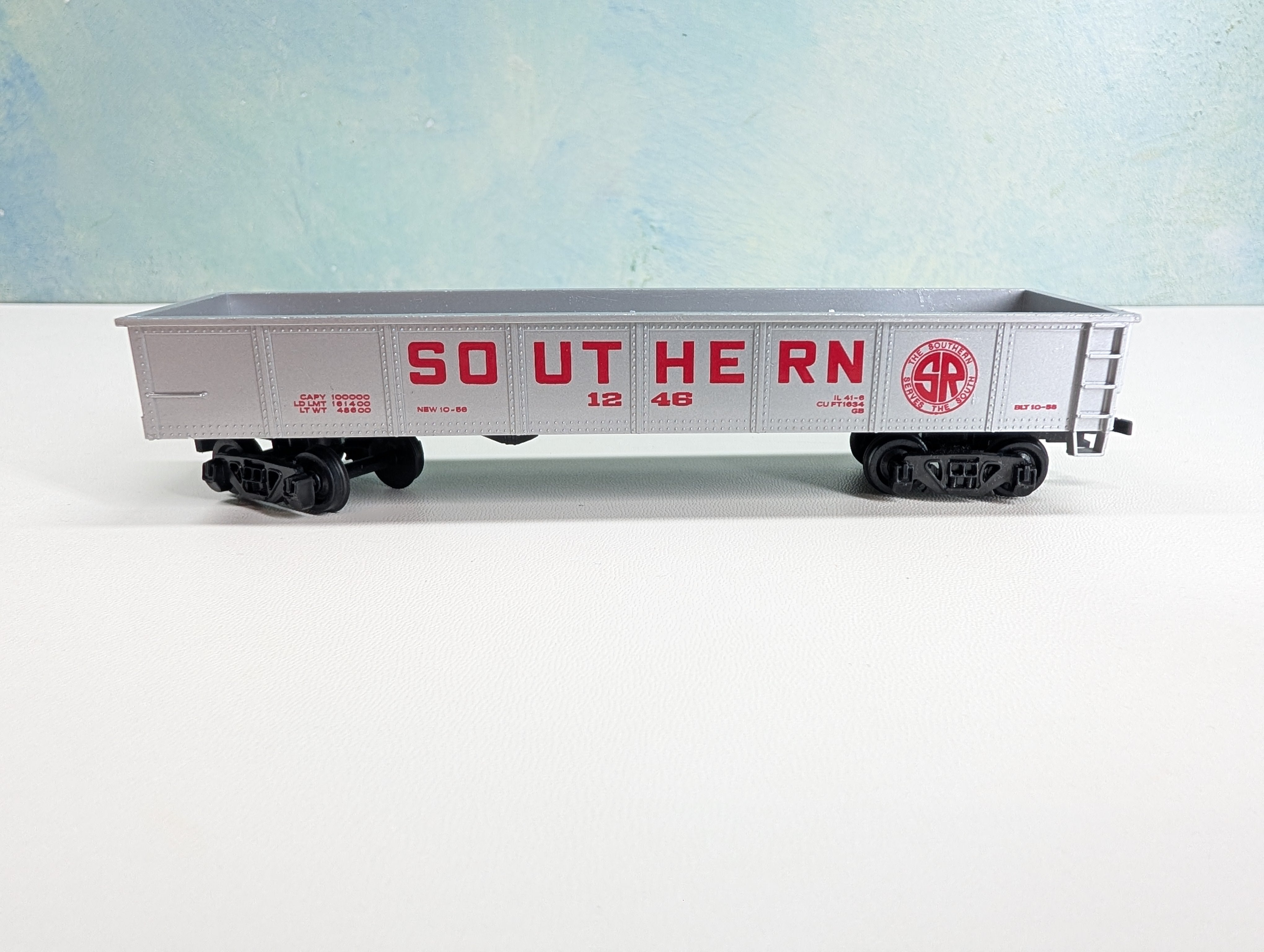 USED Bachmann HO Scale 40' Gondola Southern #1246