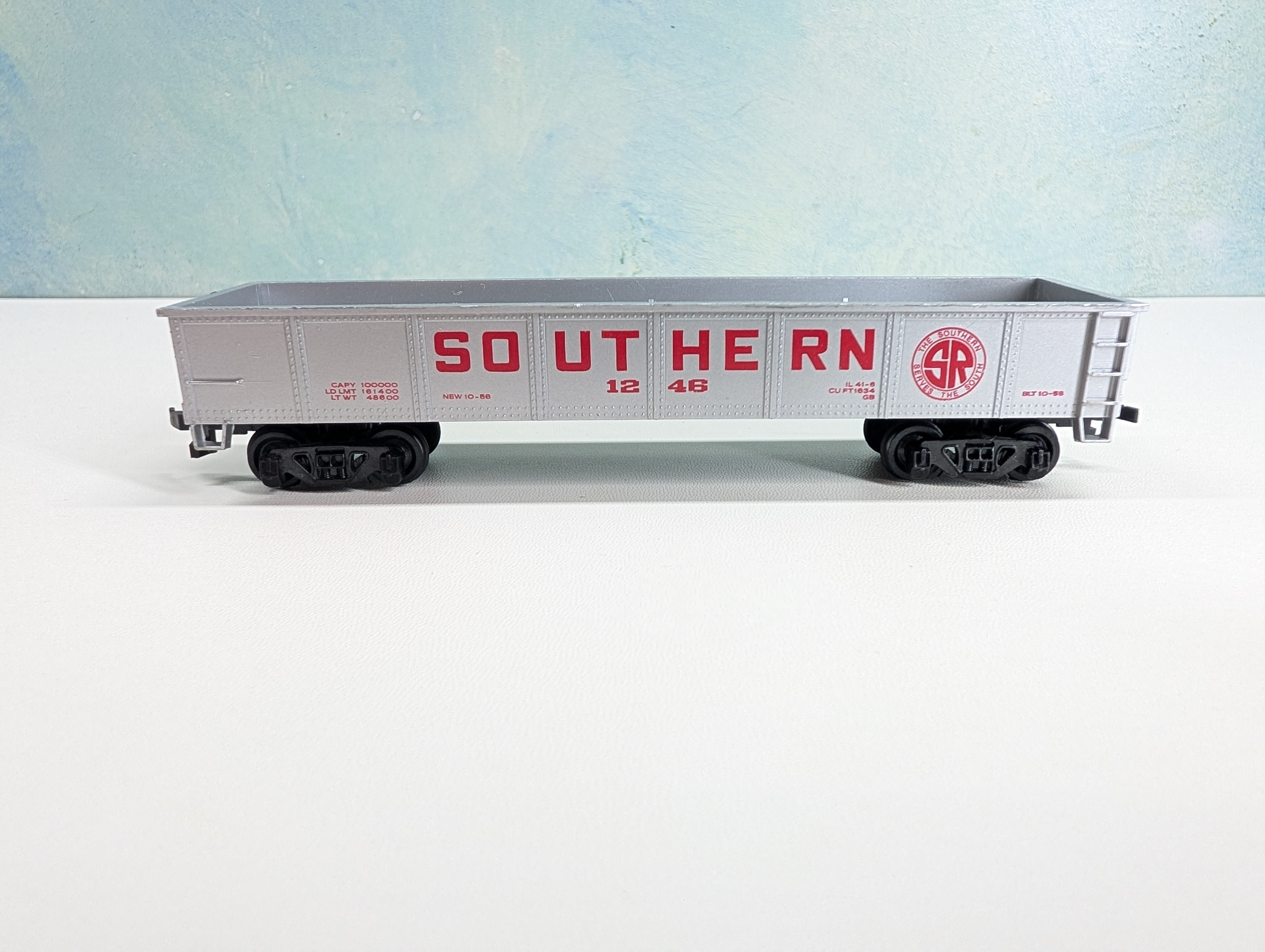 USED Bachmann HO Scale 40' Gondola Southern #1246