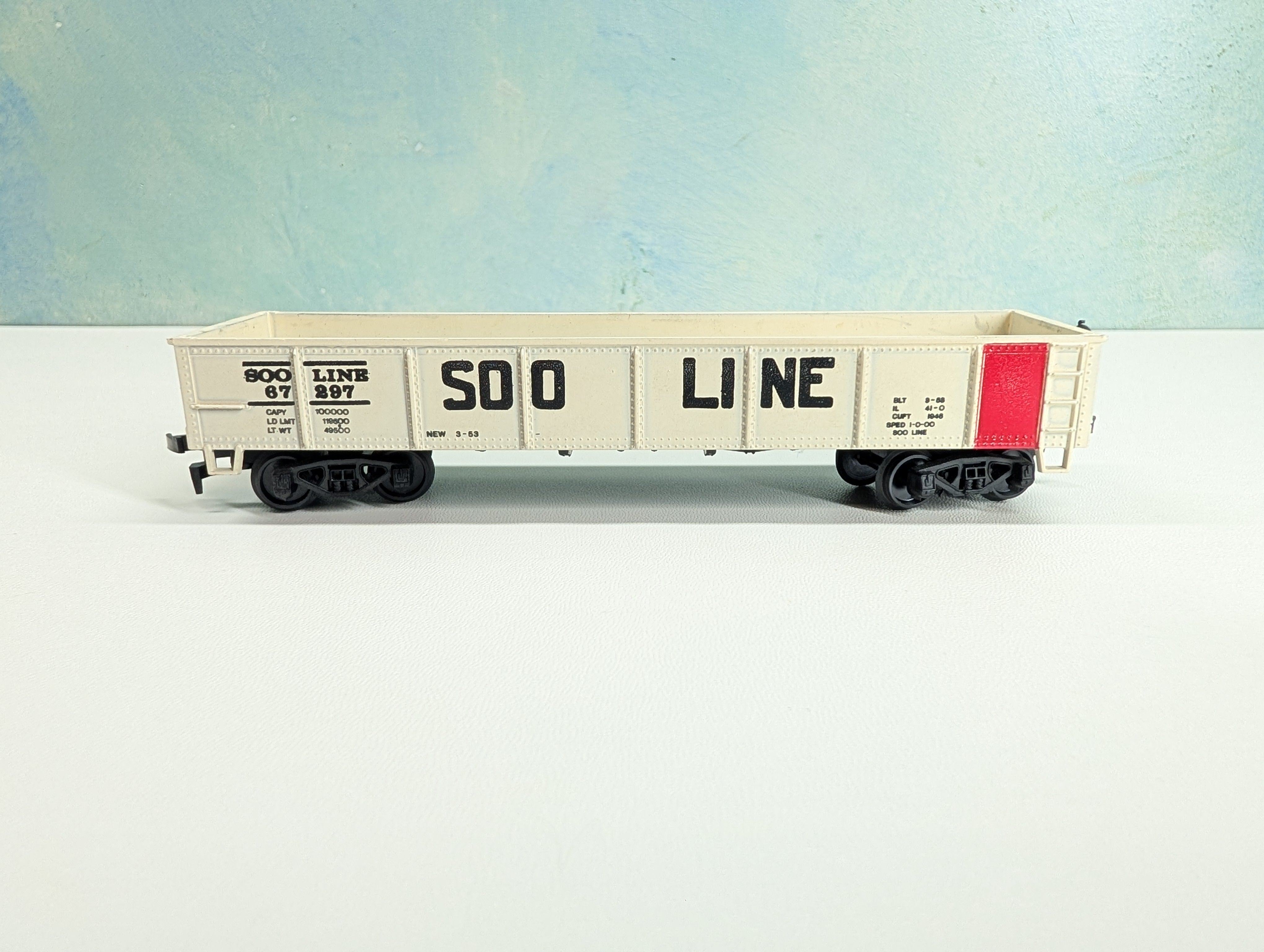 USED AHM HO Scale 40' Gondola Soo Line #67297