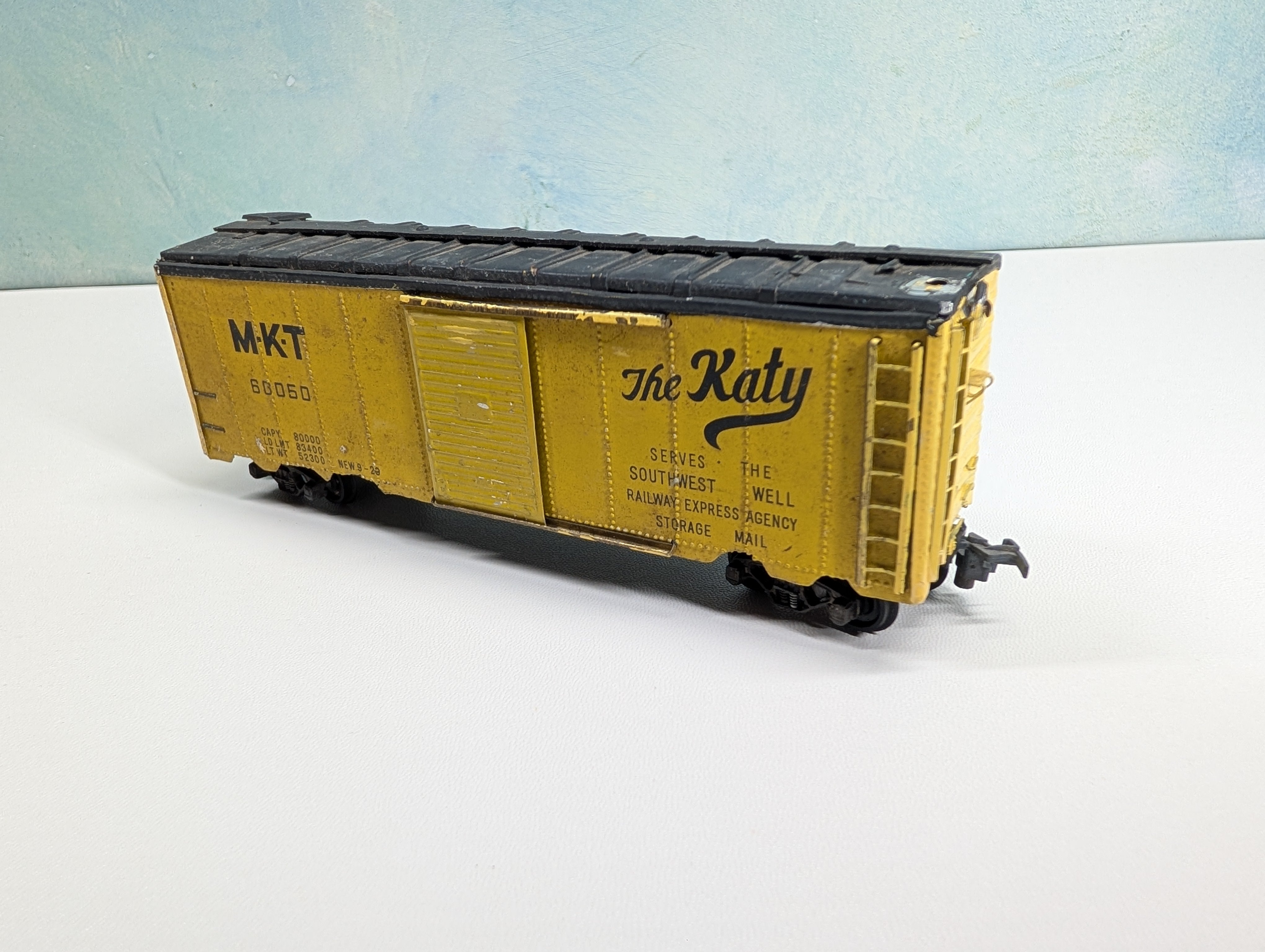 USED HO Scale Metal Wood Built 40' Box Car MKT #60050