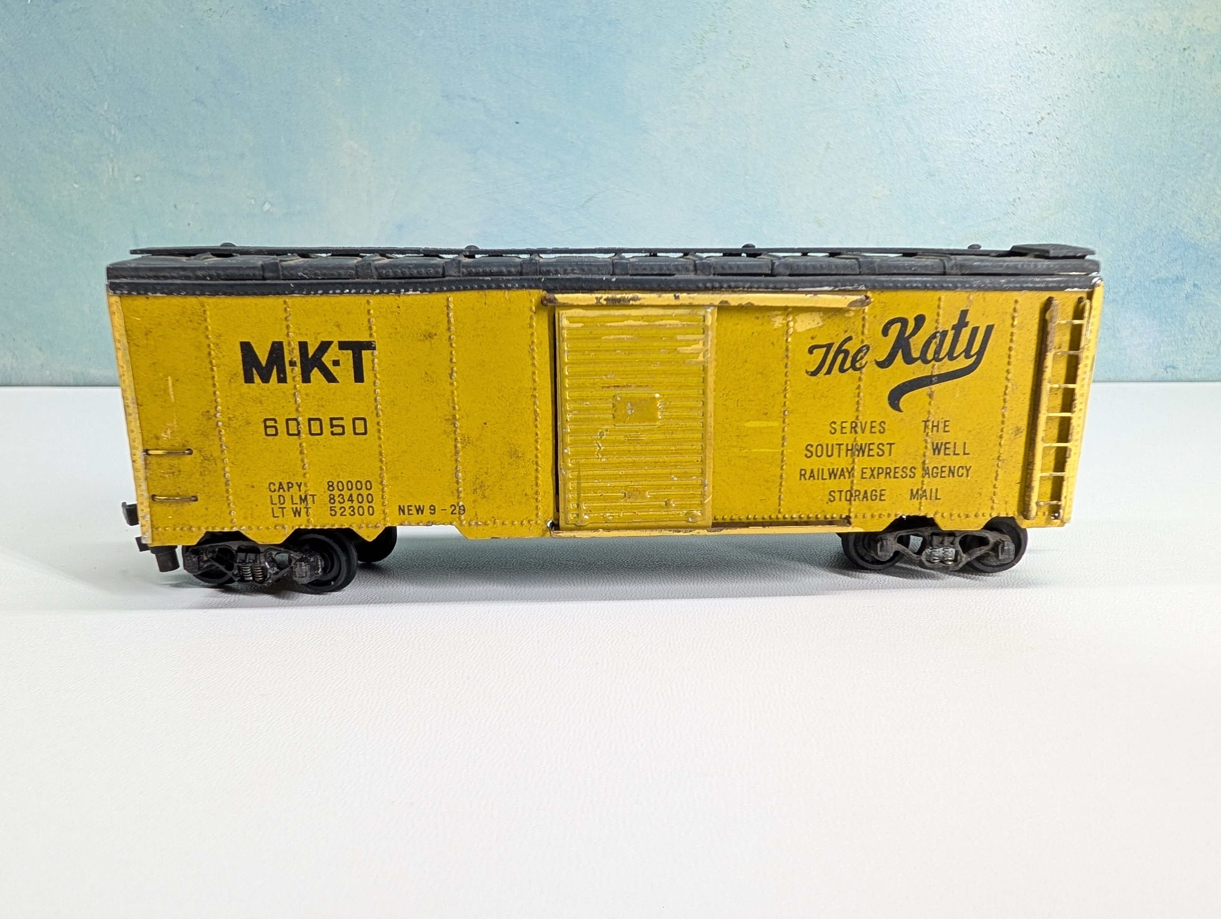 USED HO Scale Metal Wood Built 40' Box Car MKT #60050