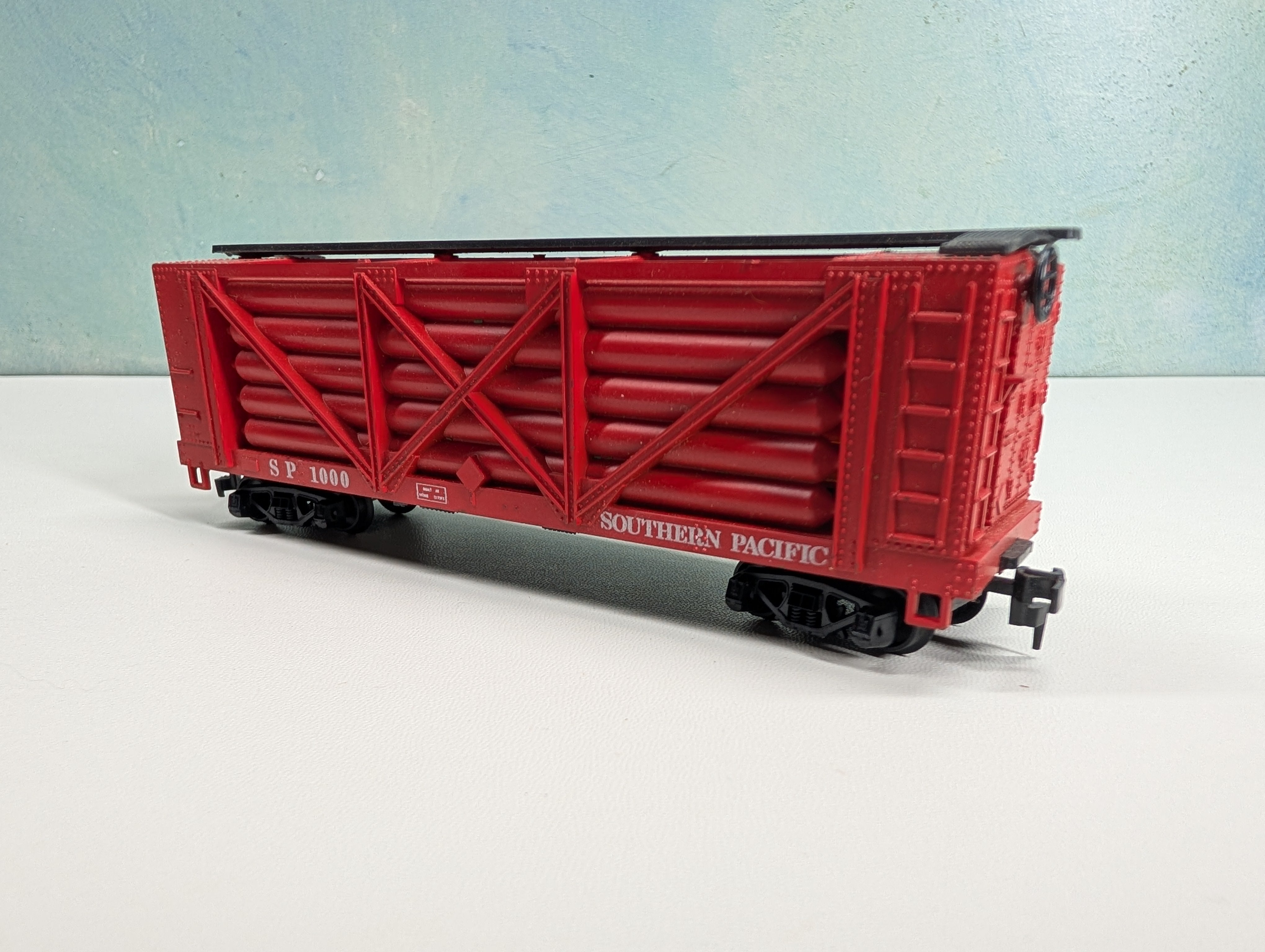 USED AHM HO Scale 40' Helium Car Southern Pacific SP #1000