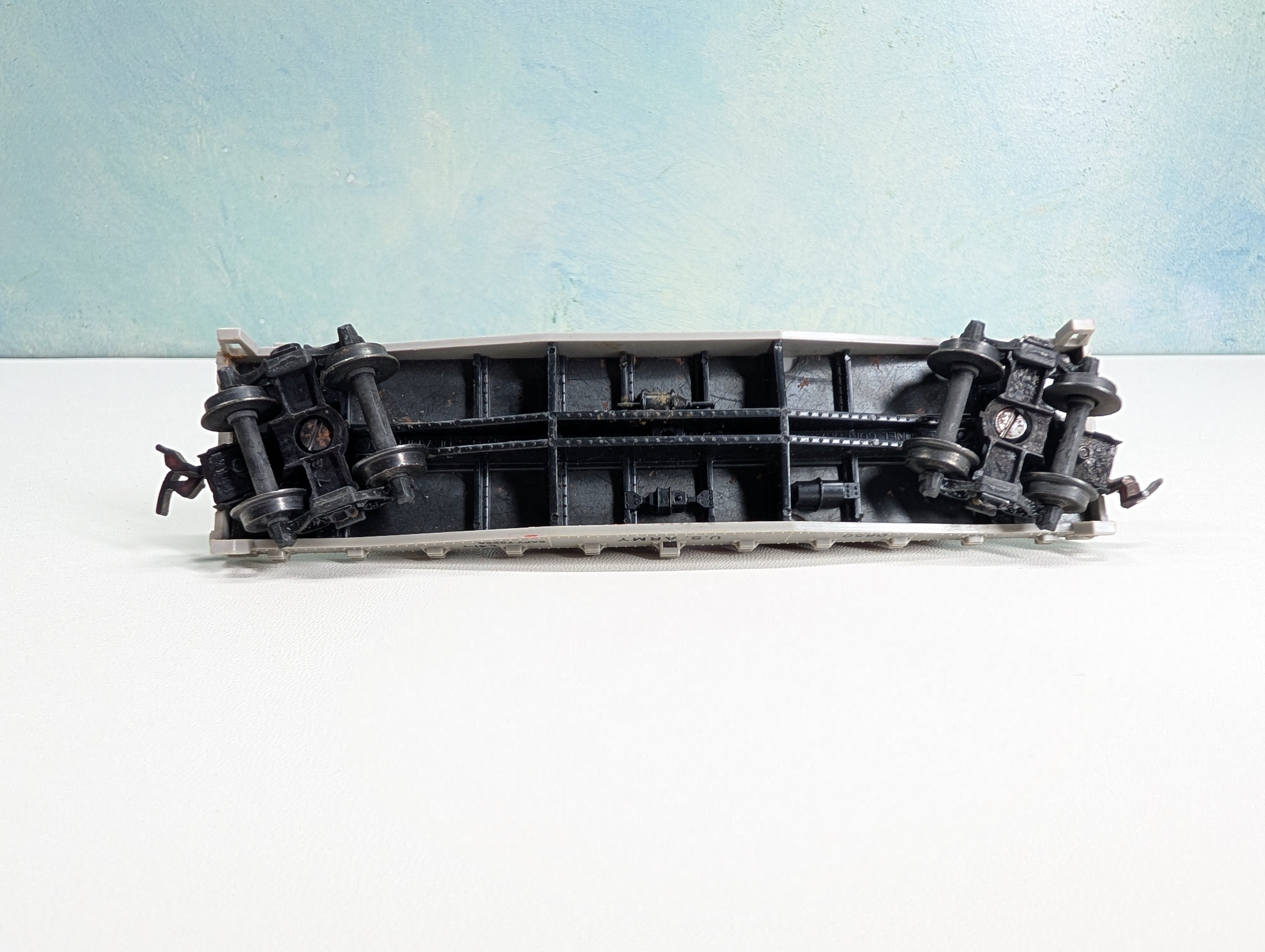 USED Lionel HO Scale 40' Missle Launcher Flat Car US Army #0850 No Rocket