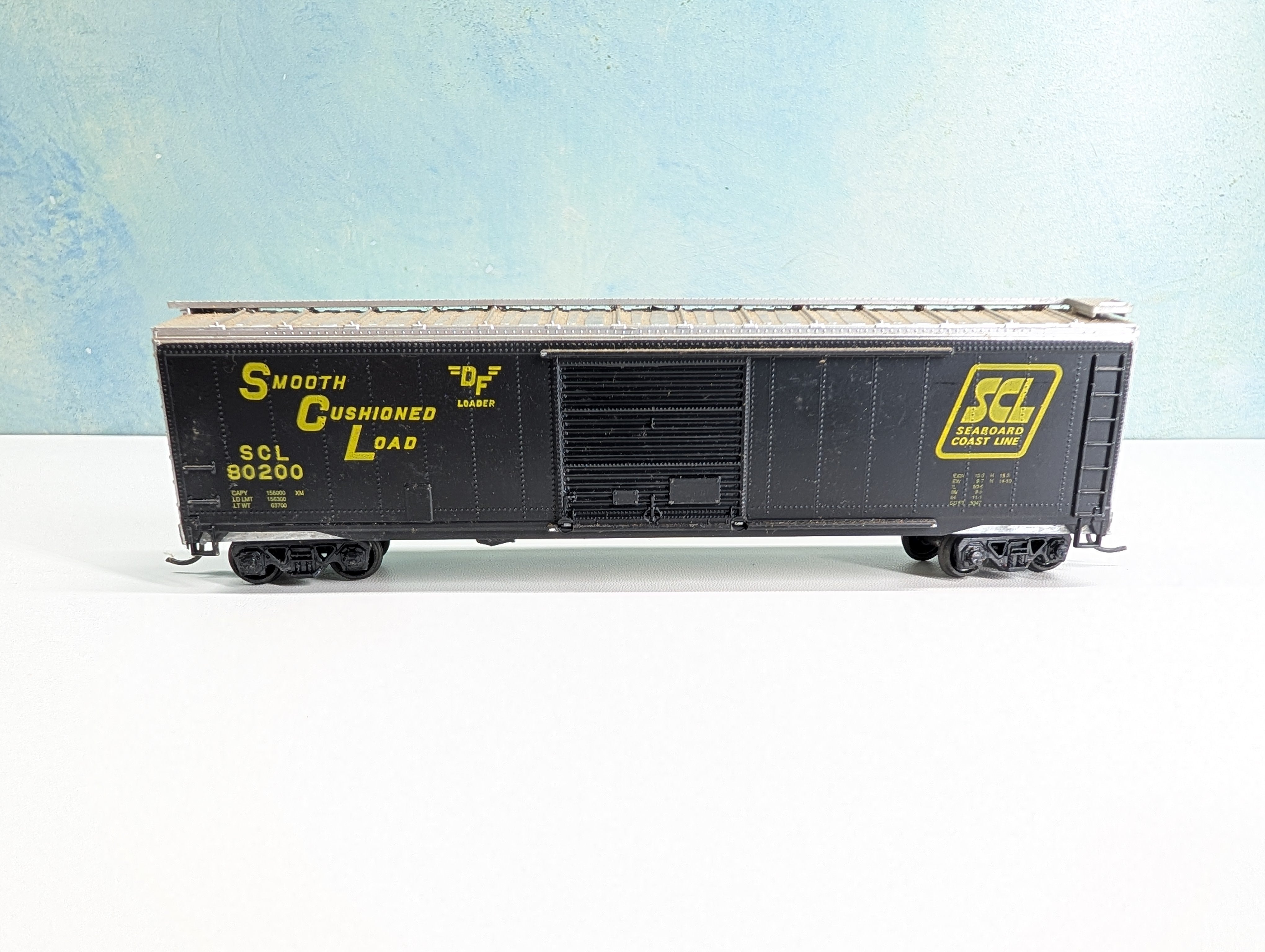 USED Roundhouse HO Scale 50' SD Box Car Seaboard Coast Line SCL #80200