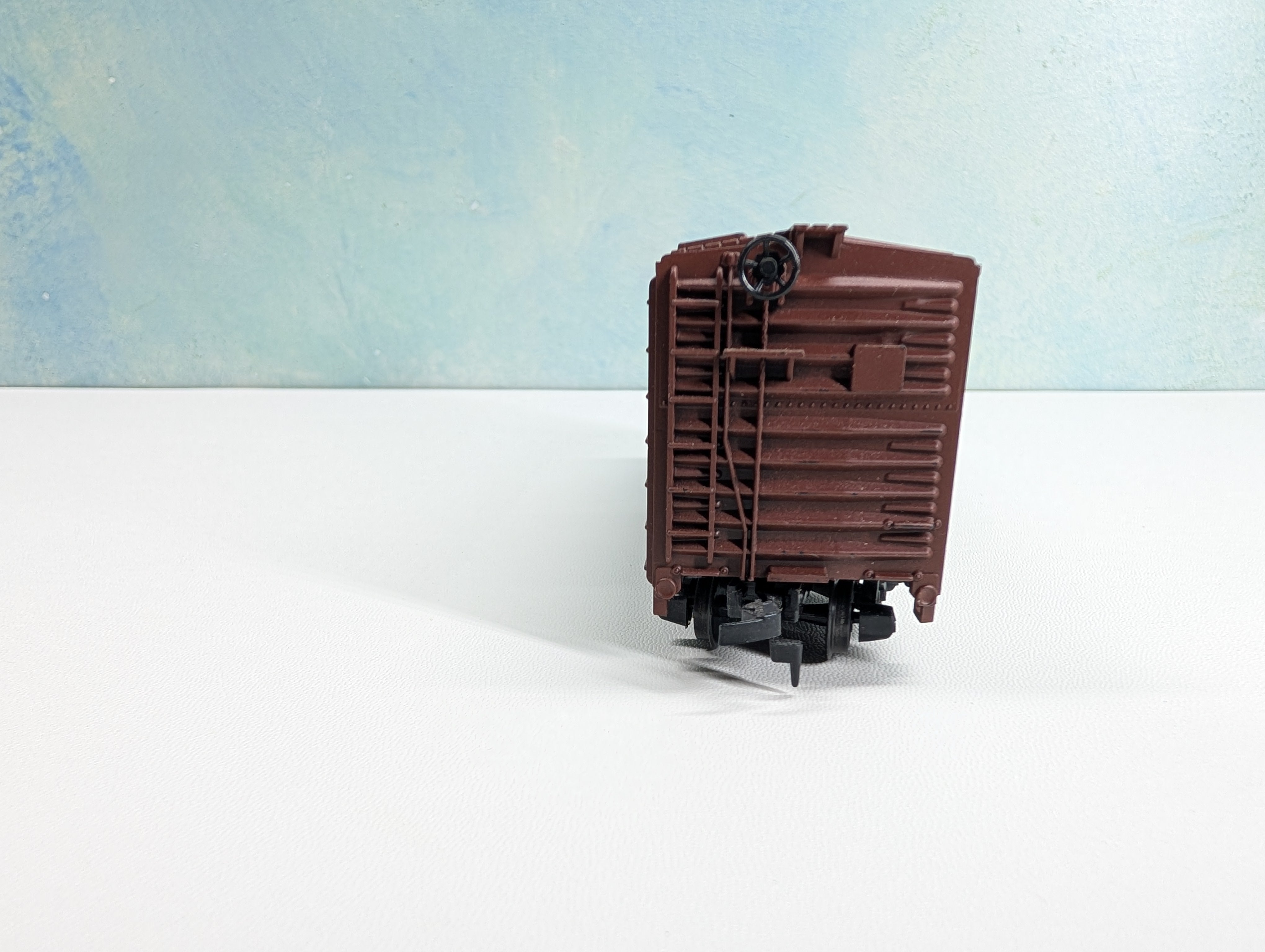 USED Tyco HO Scale 40' Livestock Cattle Car MKT #47150