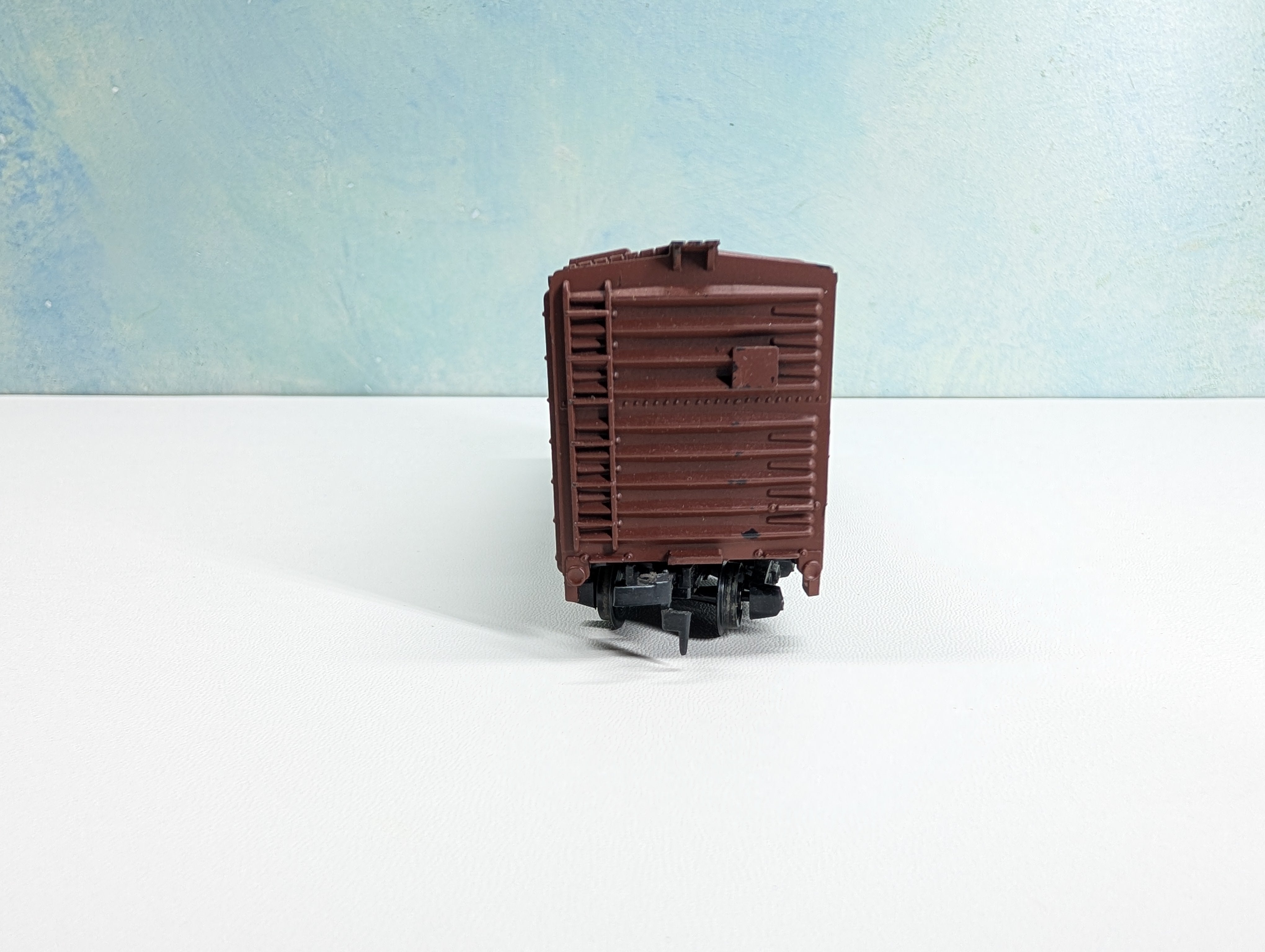 USED Tyco HO Scale 40' Livestock Cattle Car MKT #47150