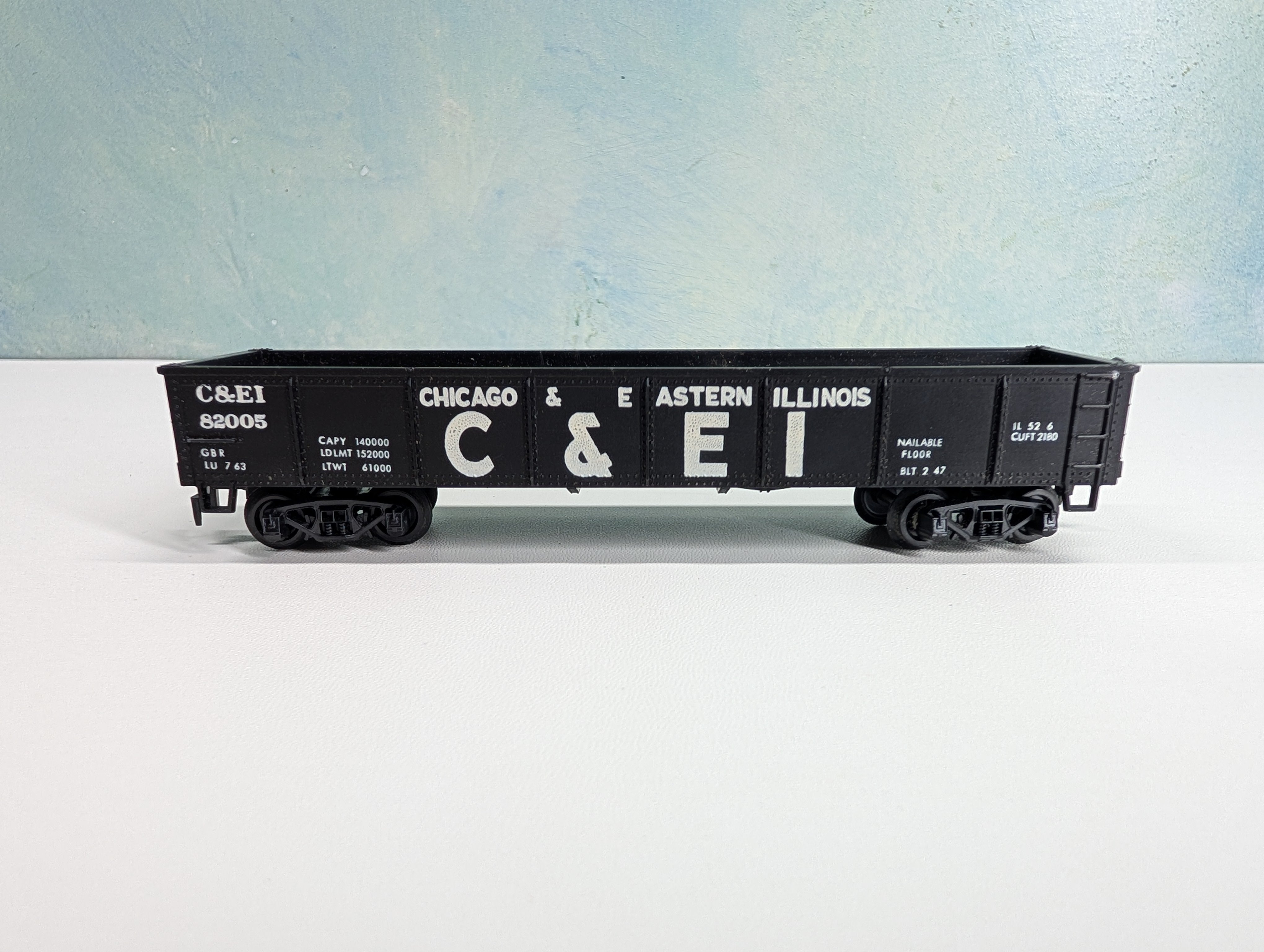 USED AHM HO Scale 40' Gondola Chicago & Eastern Illinois C&EI #82005
