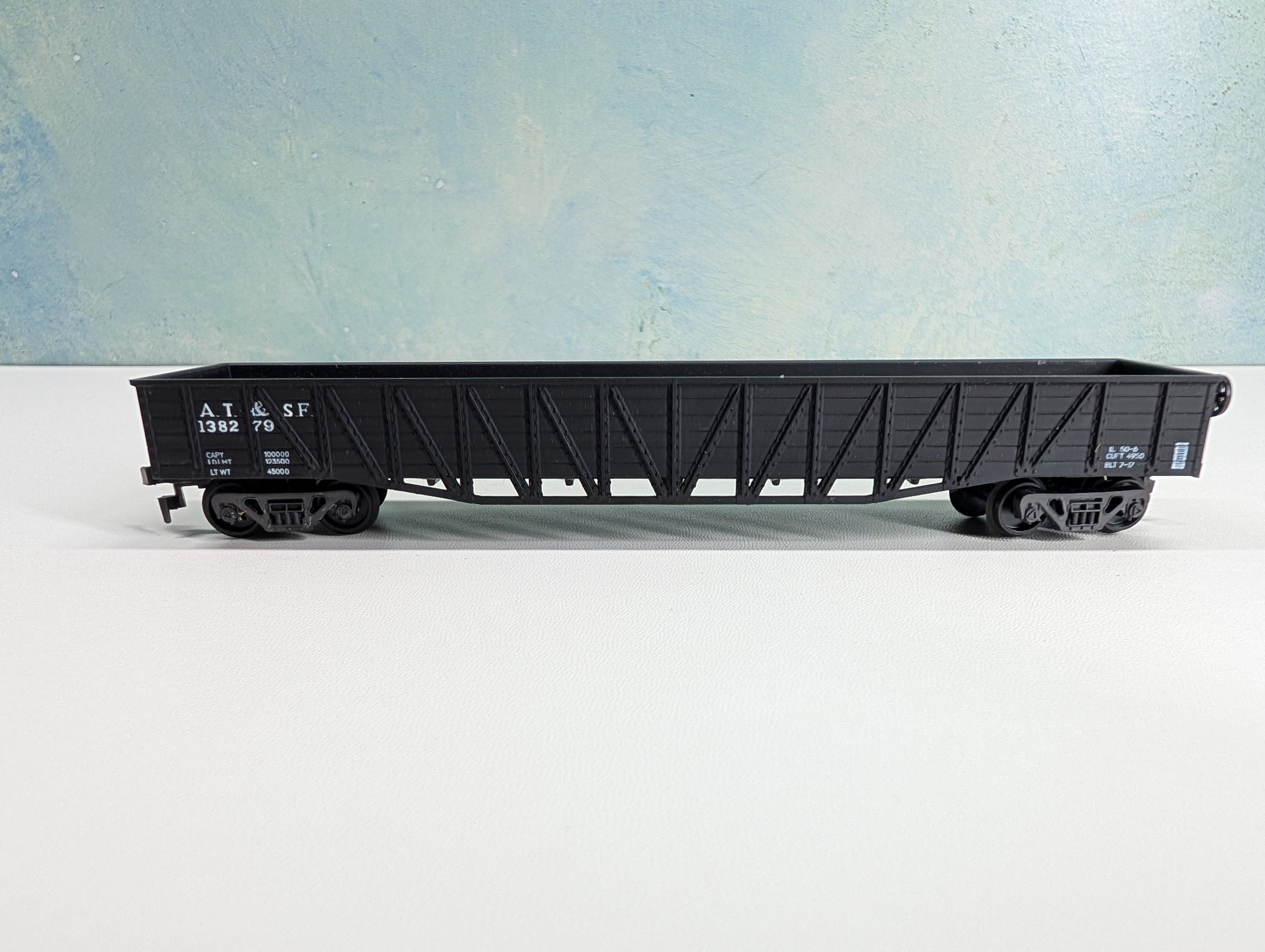 USED AHM HO Scale 50' OB Gondola Santa Fe ATSF #138279