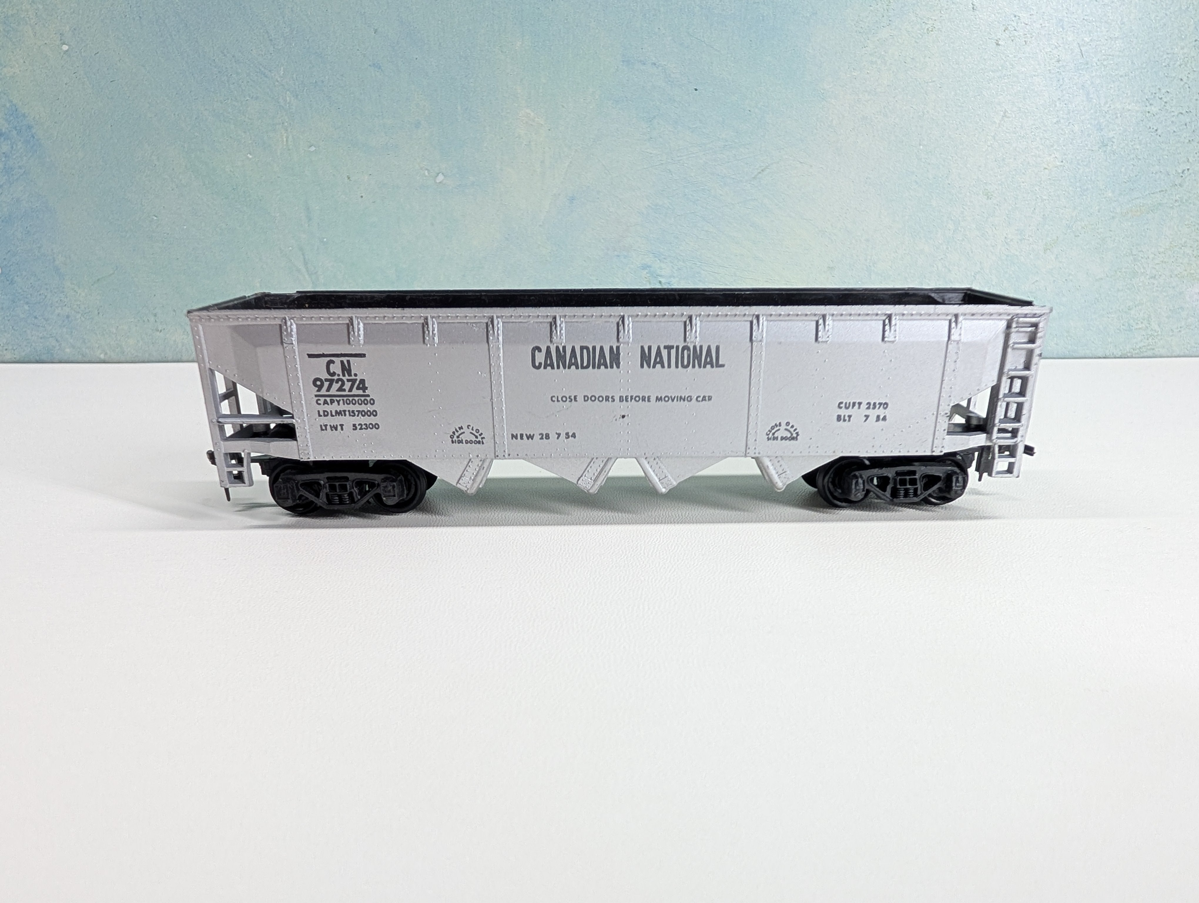 USED AHM HO Scale Quad Hopper Canadian National CN #97274