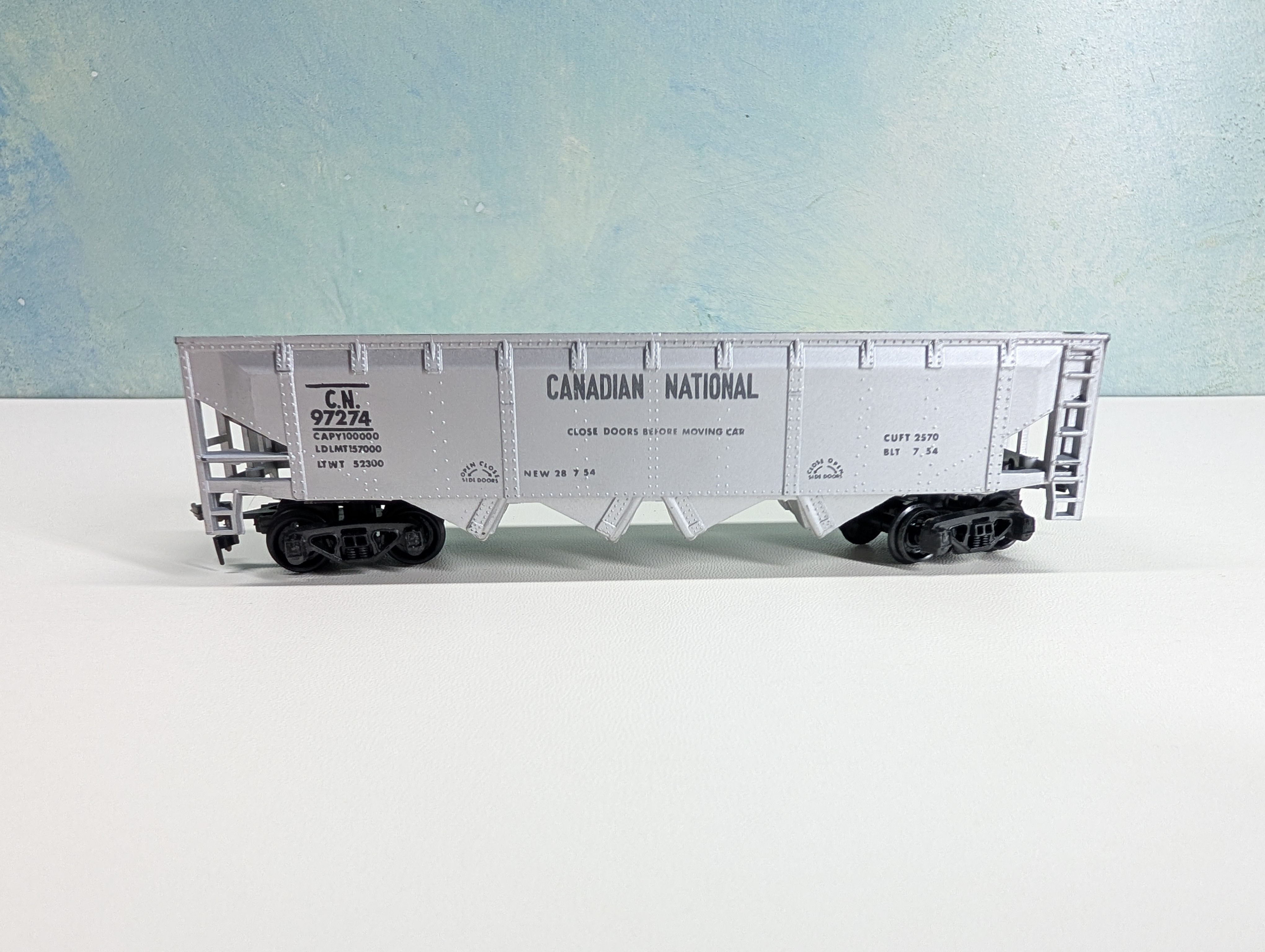 USED AHM HO Scale Quad Hopper Canadian National CN #97274