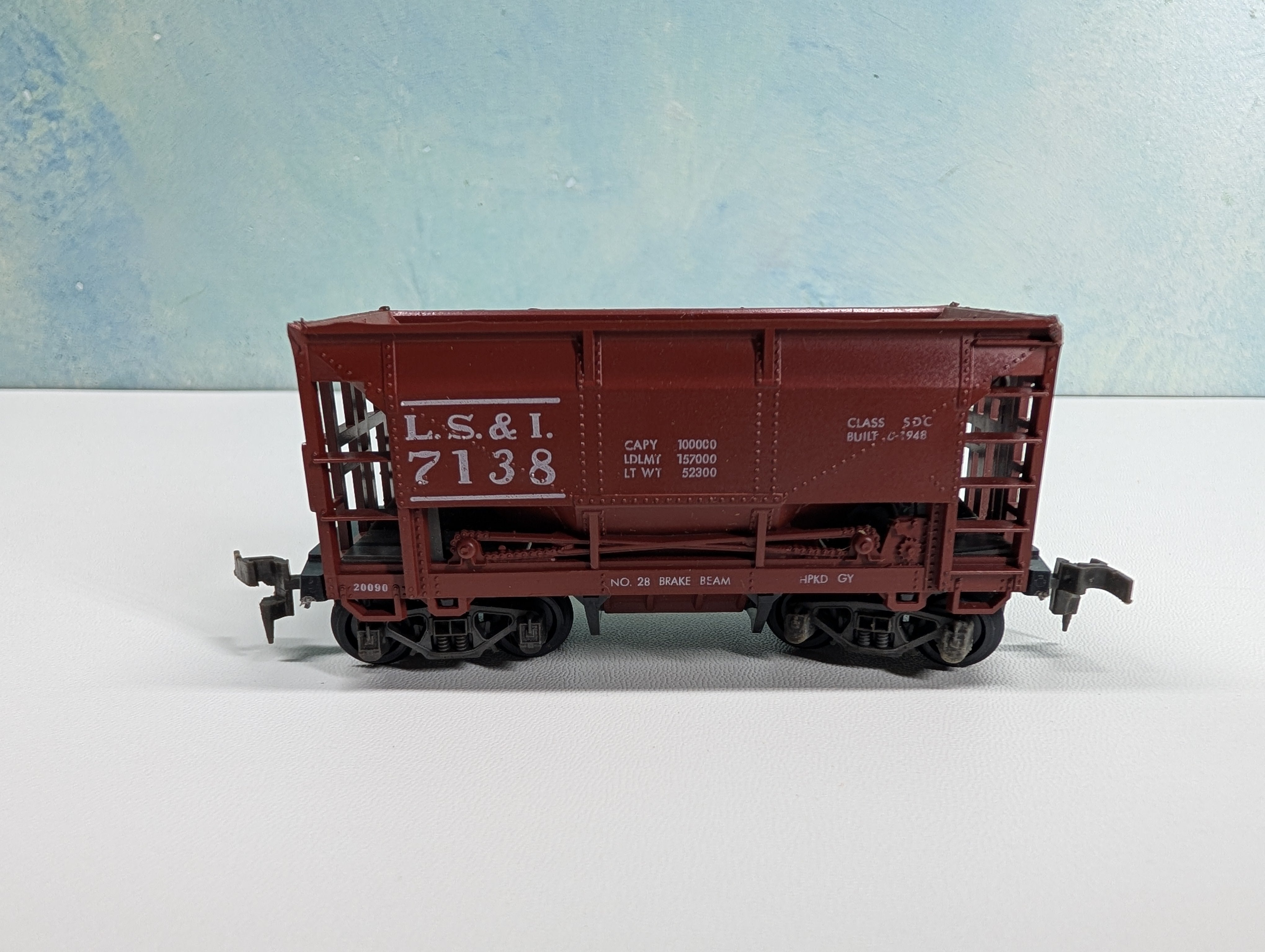 USED AHM HO Scale Ore Car Lake Superior and Ishpeming Railroad LS&I #7138