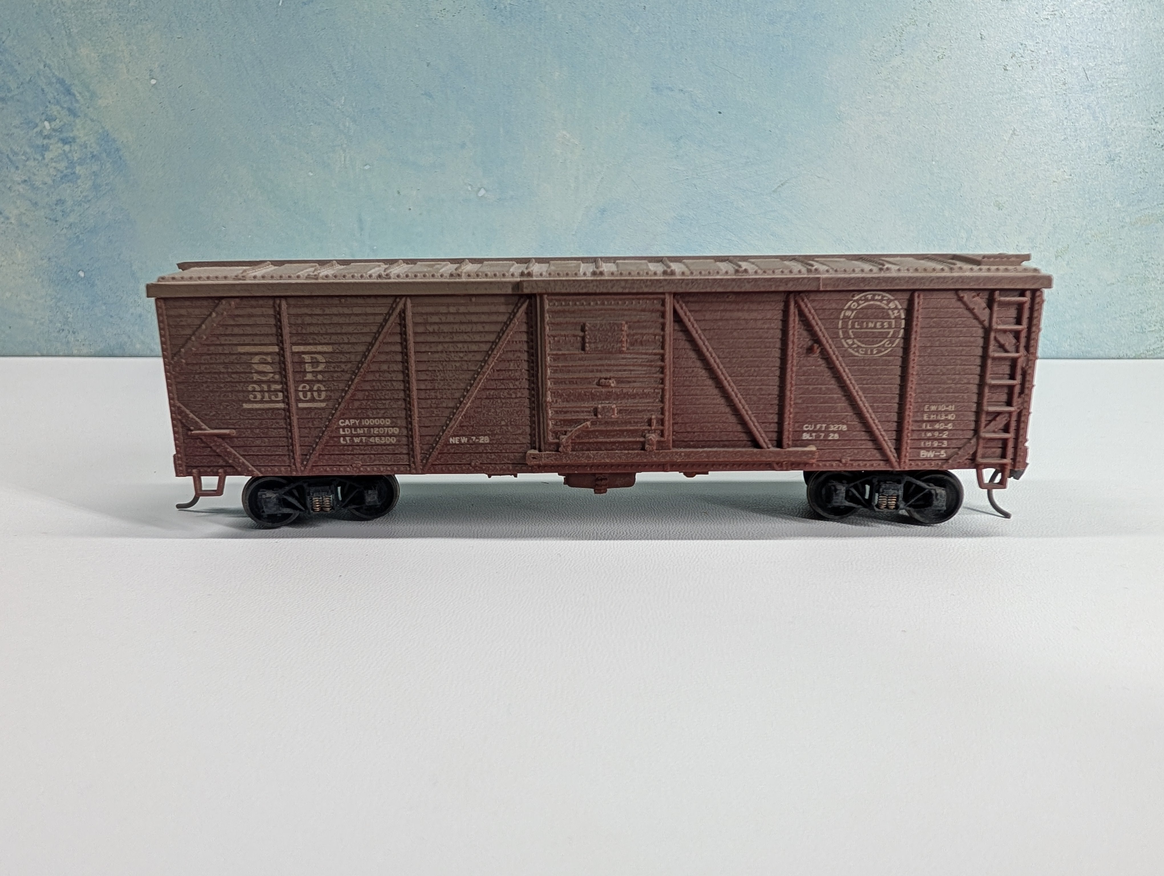 USED Varney HO Scale 42' OB Box Car Southern Pacific SP #31560 Weathered
