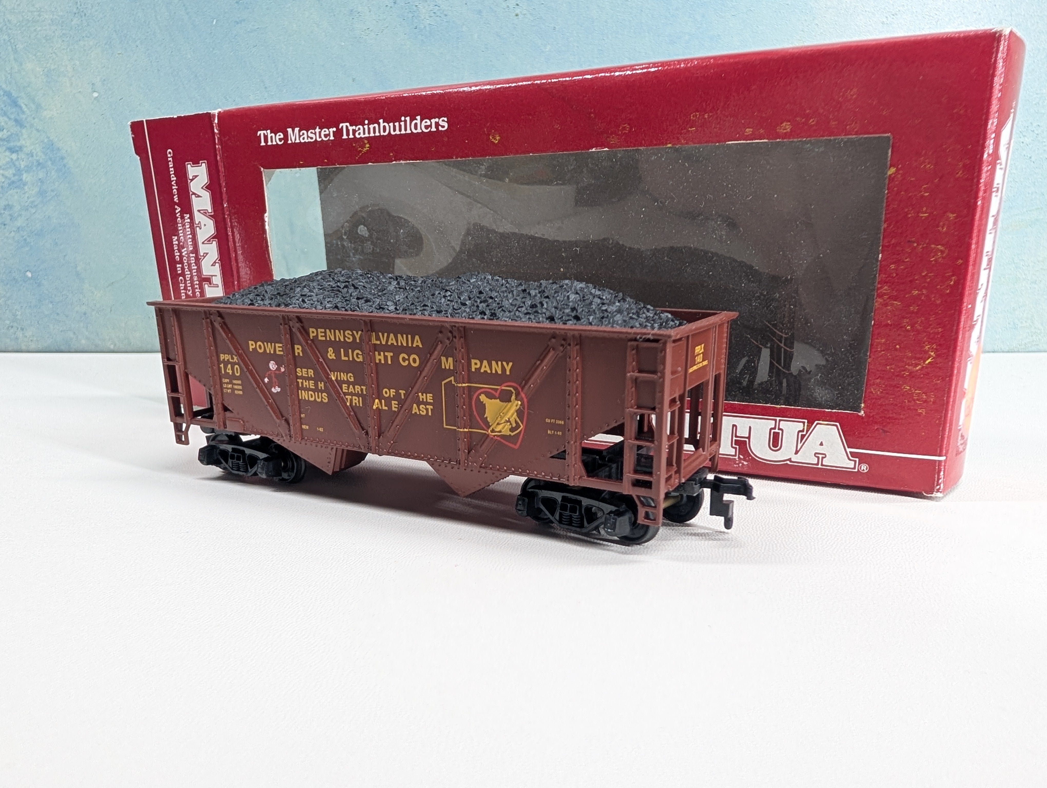 USED Mantua 729-202 HO Scale Heavy 32' Hopper PP&L PPLX #170