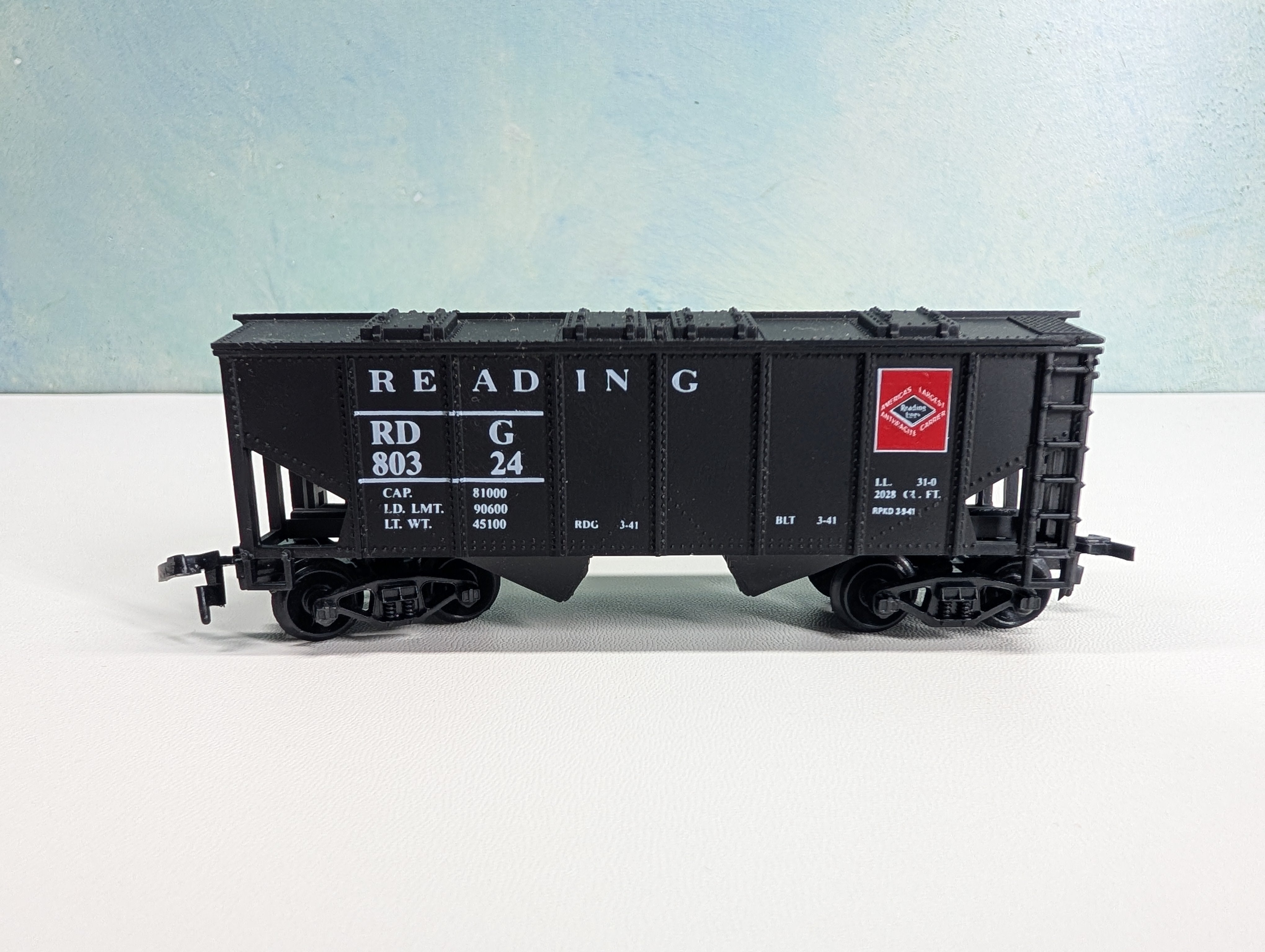 USED HO Scale Covered Hopper Reading RDG #80324