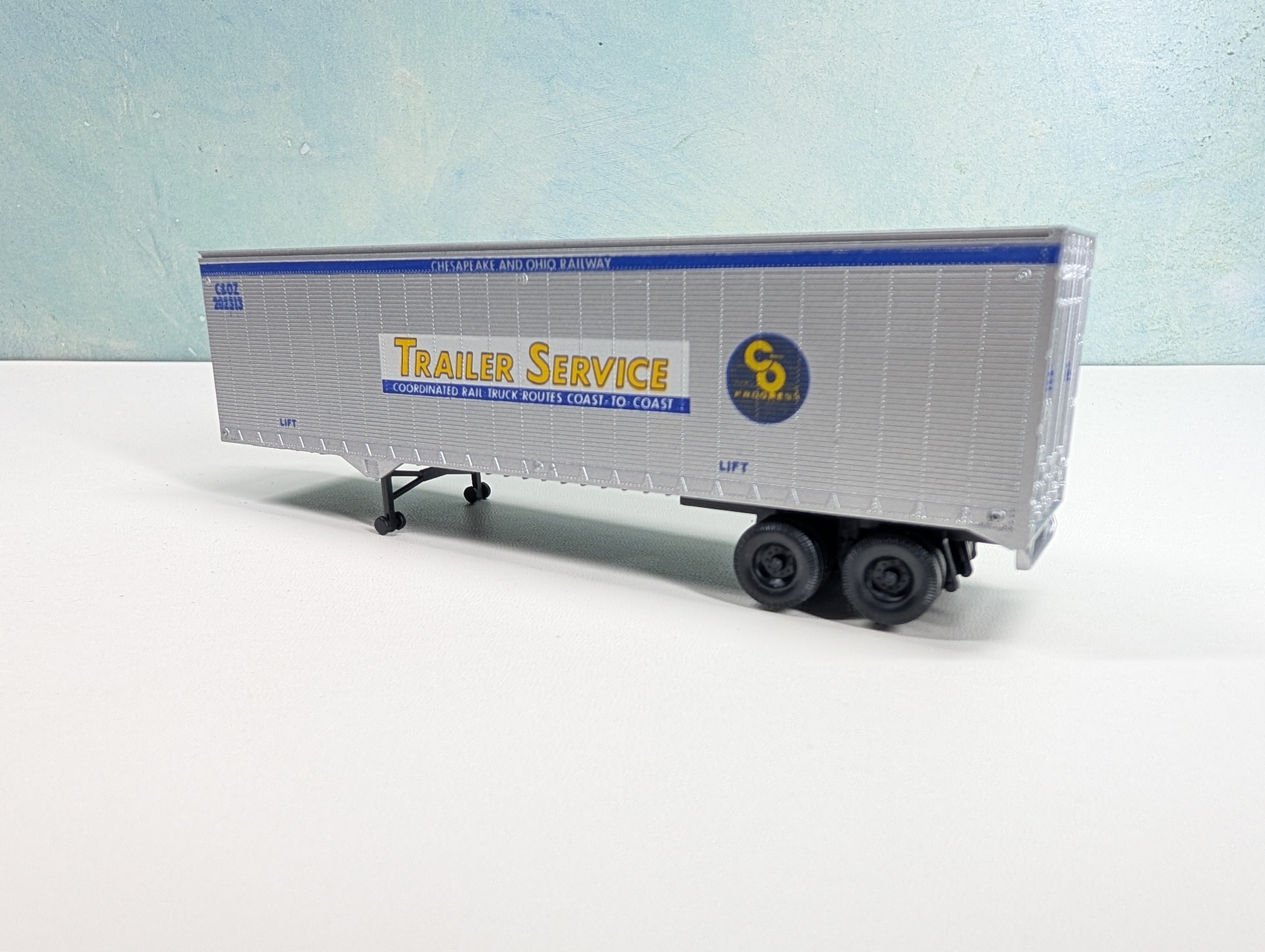 USED Athearn HO Scale 40' Trailer C&O