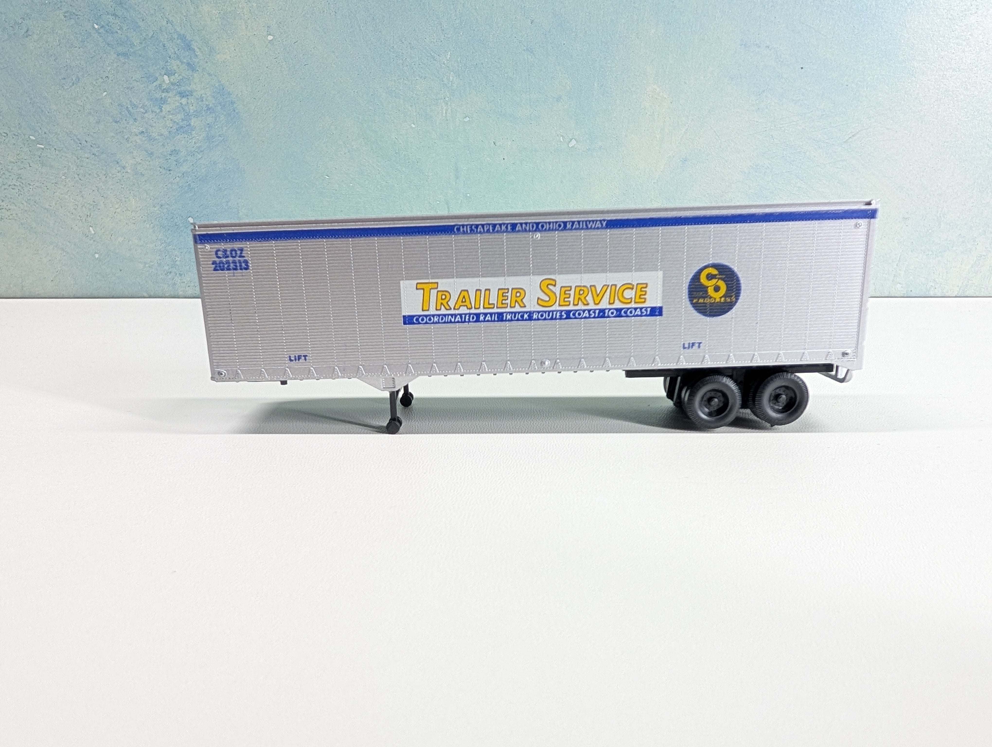 USED Athearn HO Scale 40' Trailer C&O