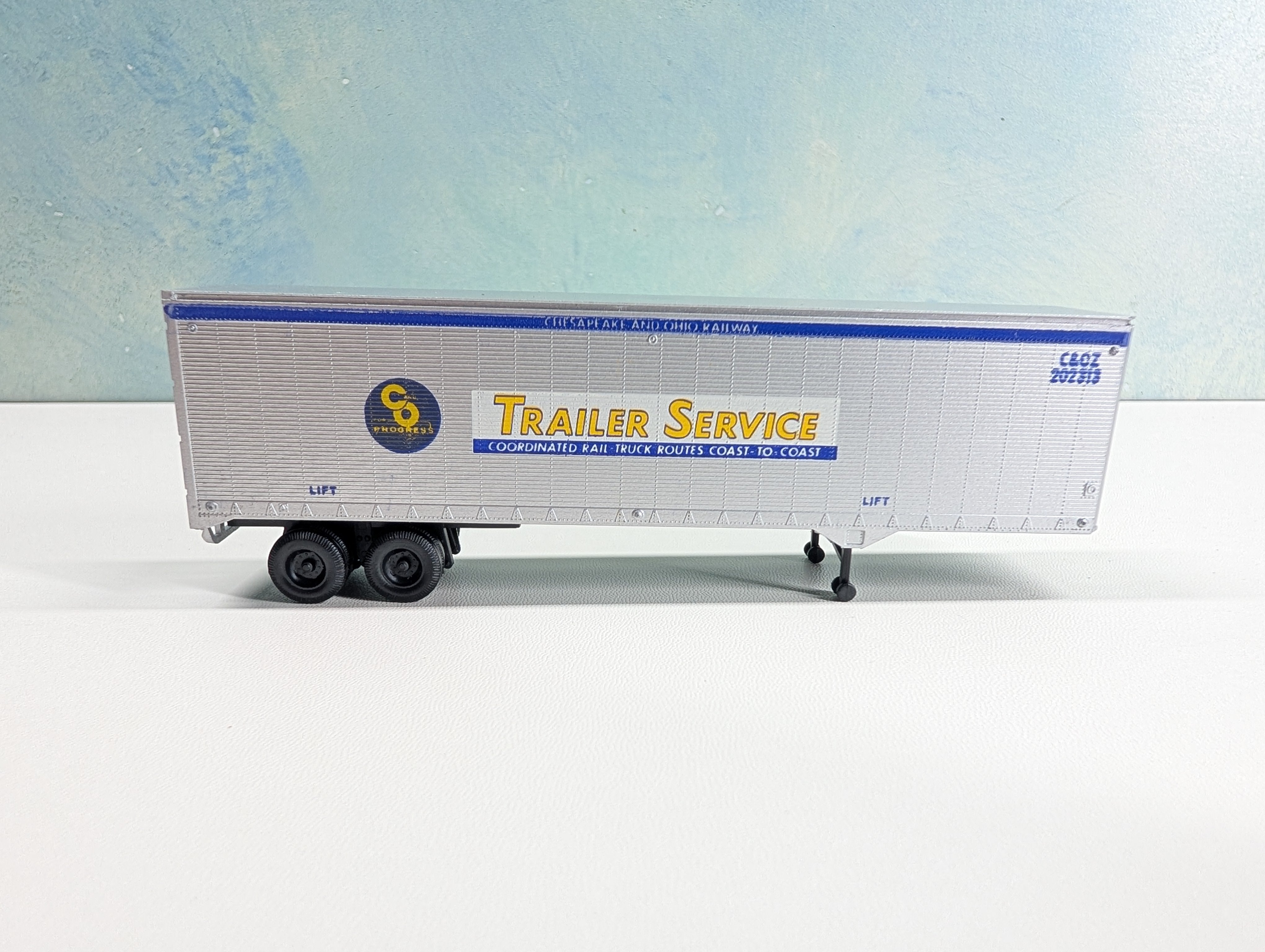USED Athearn HO Scale 40' Trailer C&O