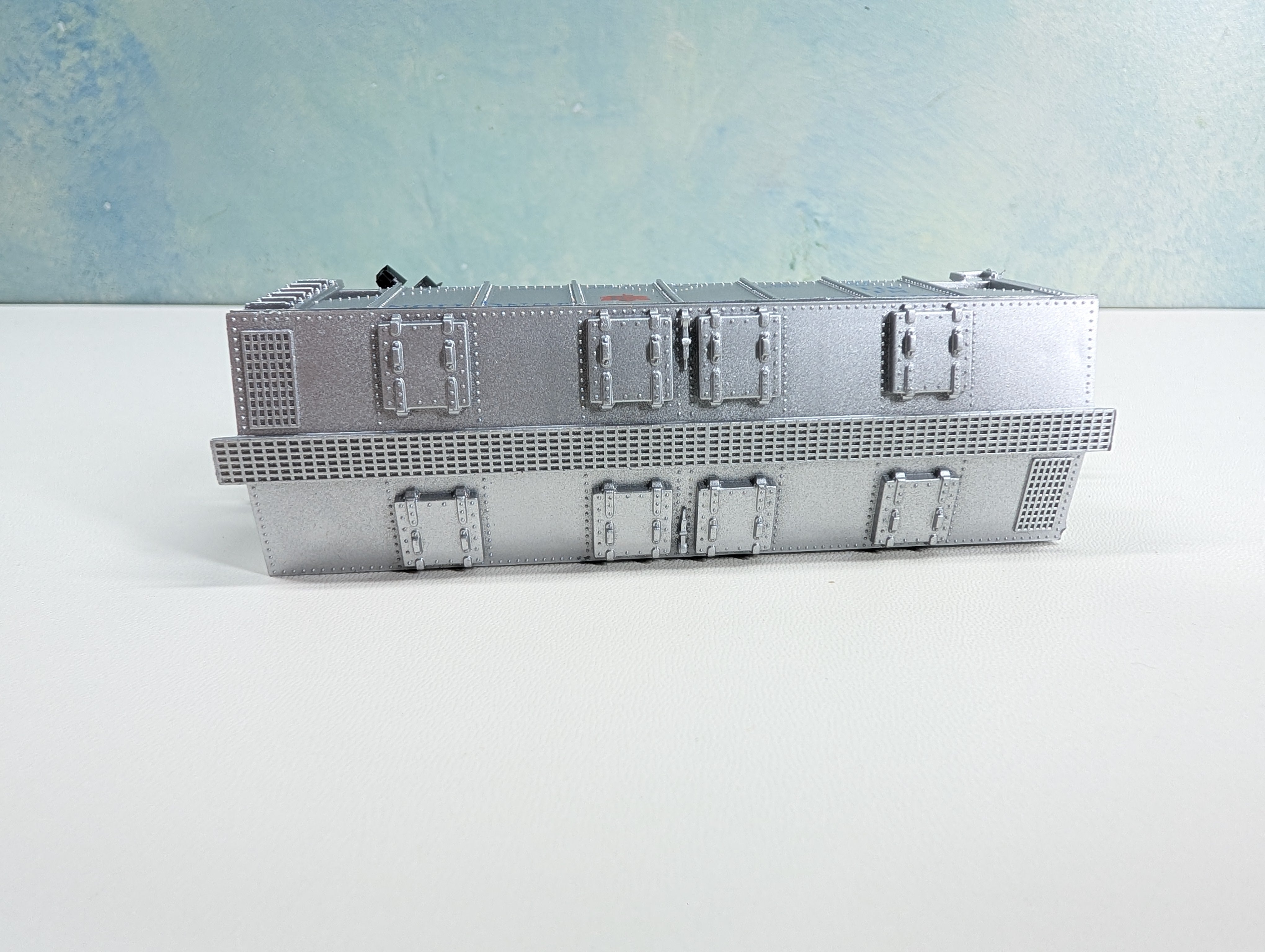 USED HO Scale 2 Bay Covered Hopper Napierville Junction NJ #311